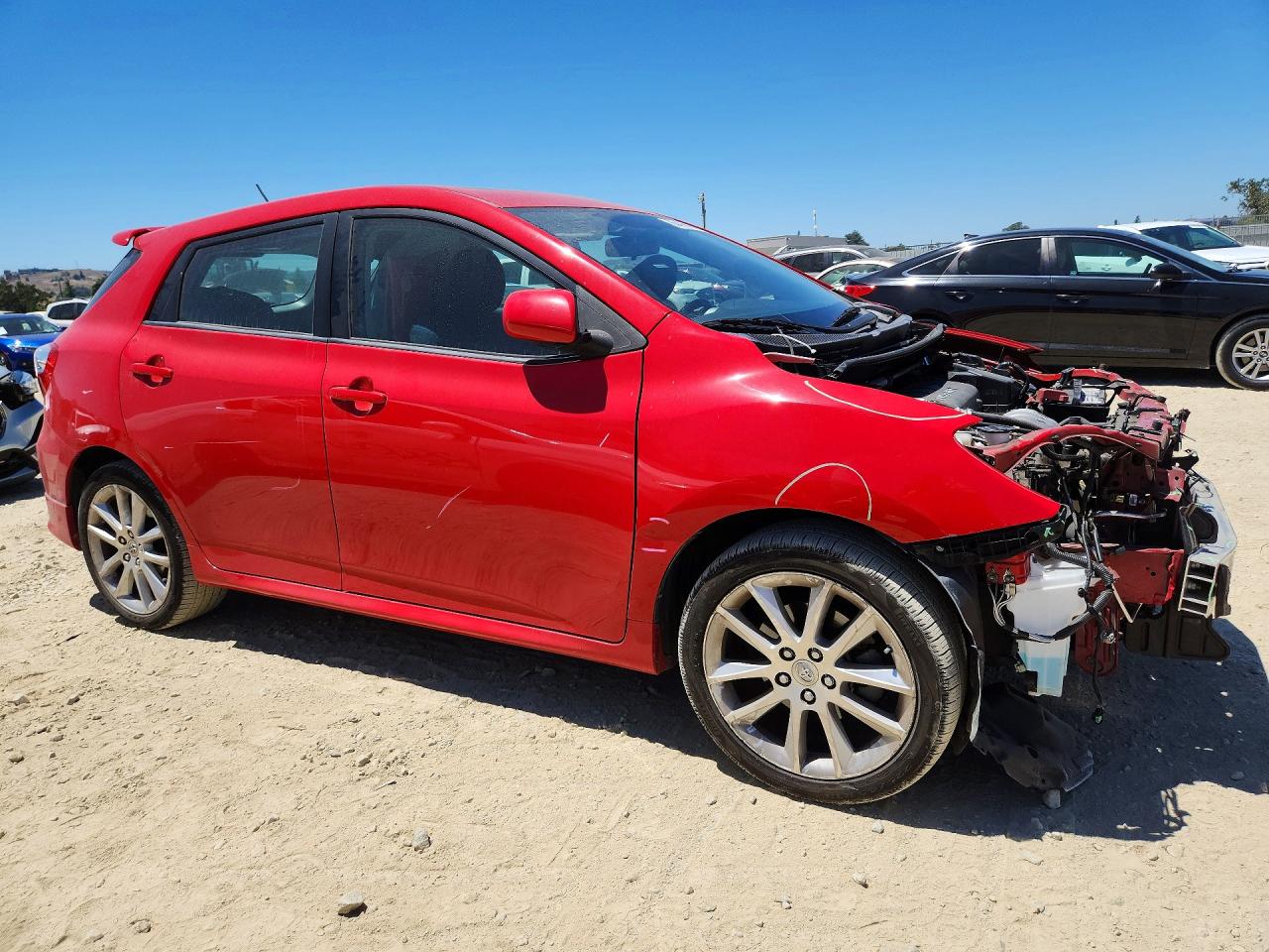 2009 Toyota Corolla Matrix Xrs Red vin: 2T1GE40E69C004088