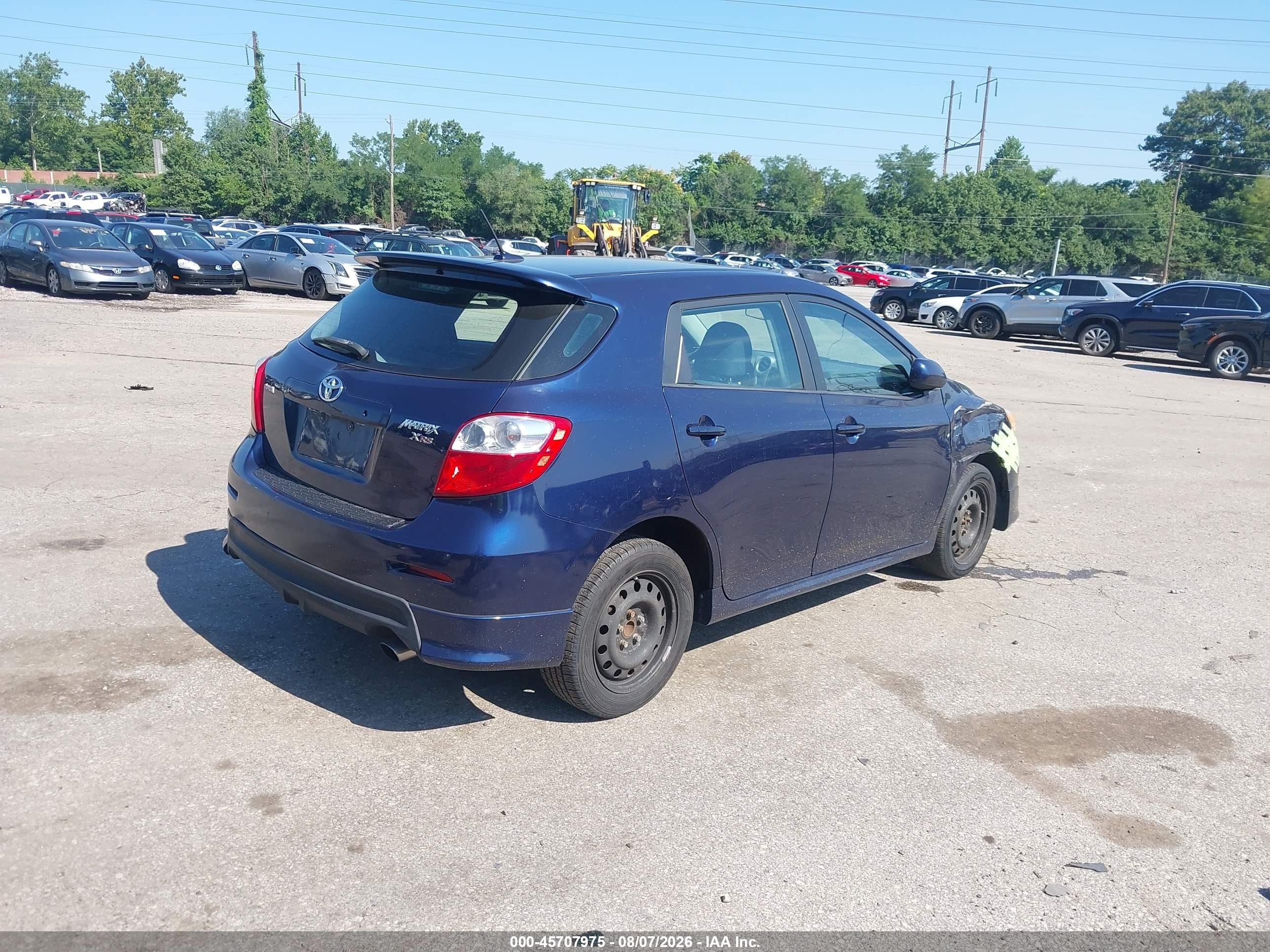 2009 Toyota Matrix Xrs Blue vin: 2T1GE40E79C005010