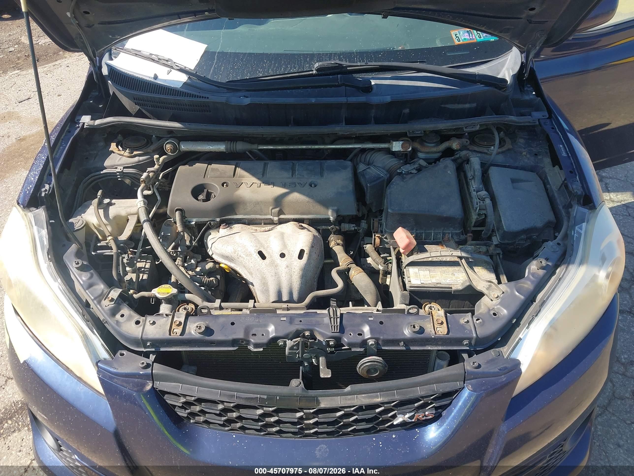 2009 Toyota Matrix Xrs Blue vin: 2T1GE40E79C005010