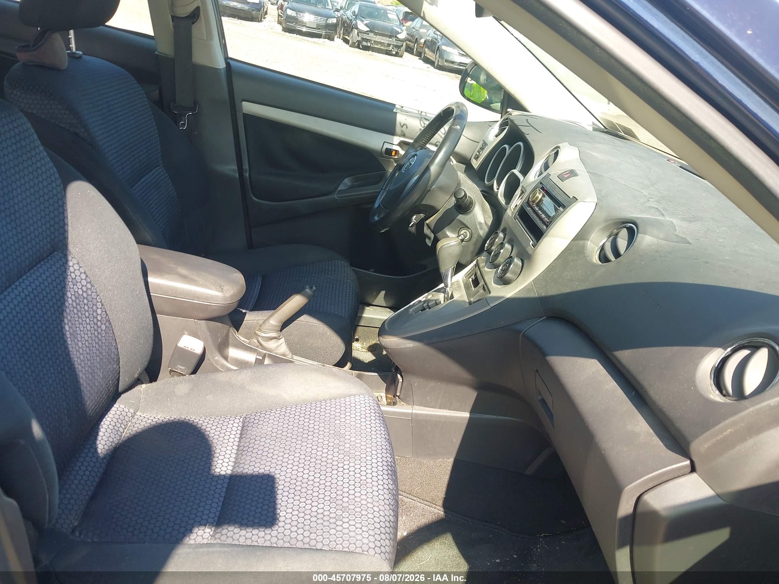 2009 Toyota Matrix Xrs Blue vin: 2T1GE40E79C005010