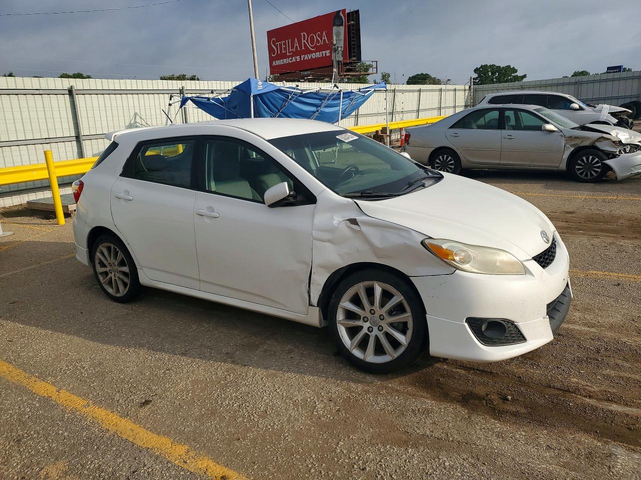 2009 Toyota Corolla Matrix Xrs White vin: 2T1GE40E79C005329