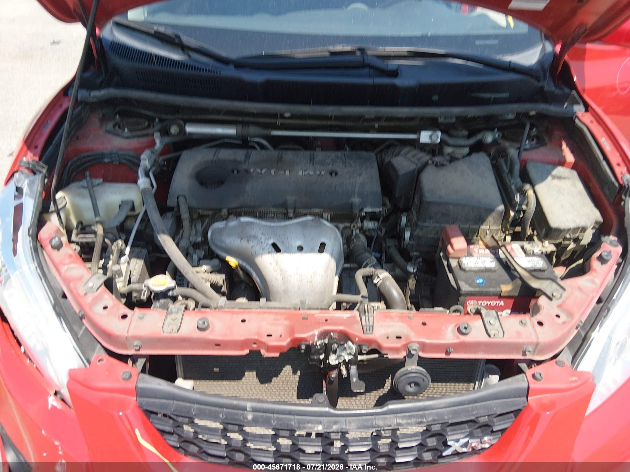 2009 Toyota Matrix Xrs Red vin: 2T1GE40EX9C002974