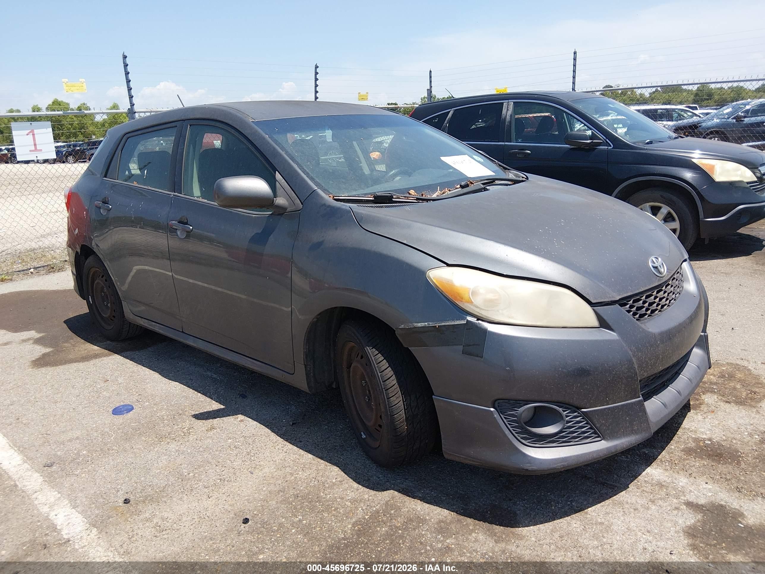 2009 Toyota Matrix S Gray vin: 2T1KE40E09C015680