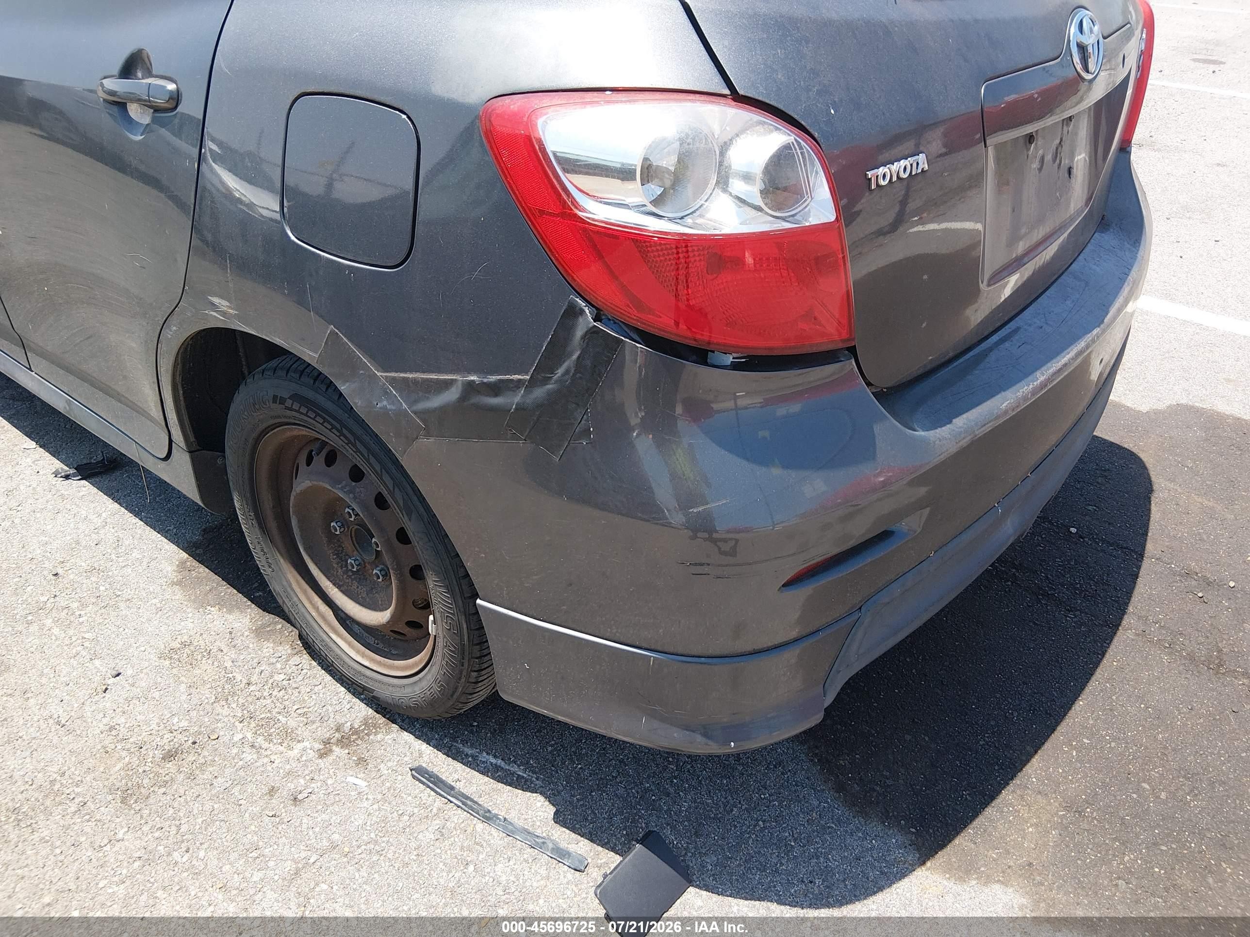 2009 Toyota Matrix S Gray vin: 2T1KE40E09C015680