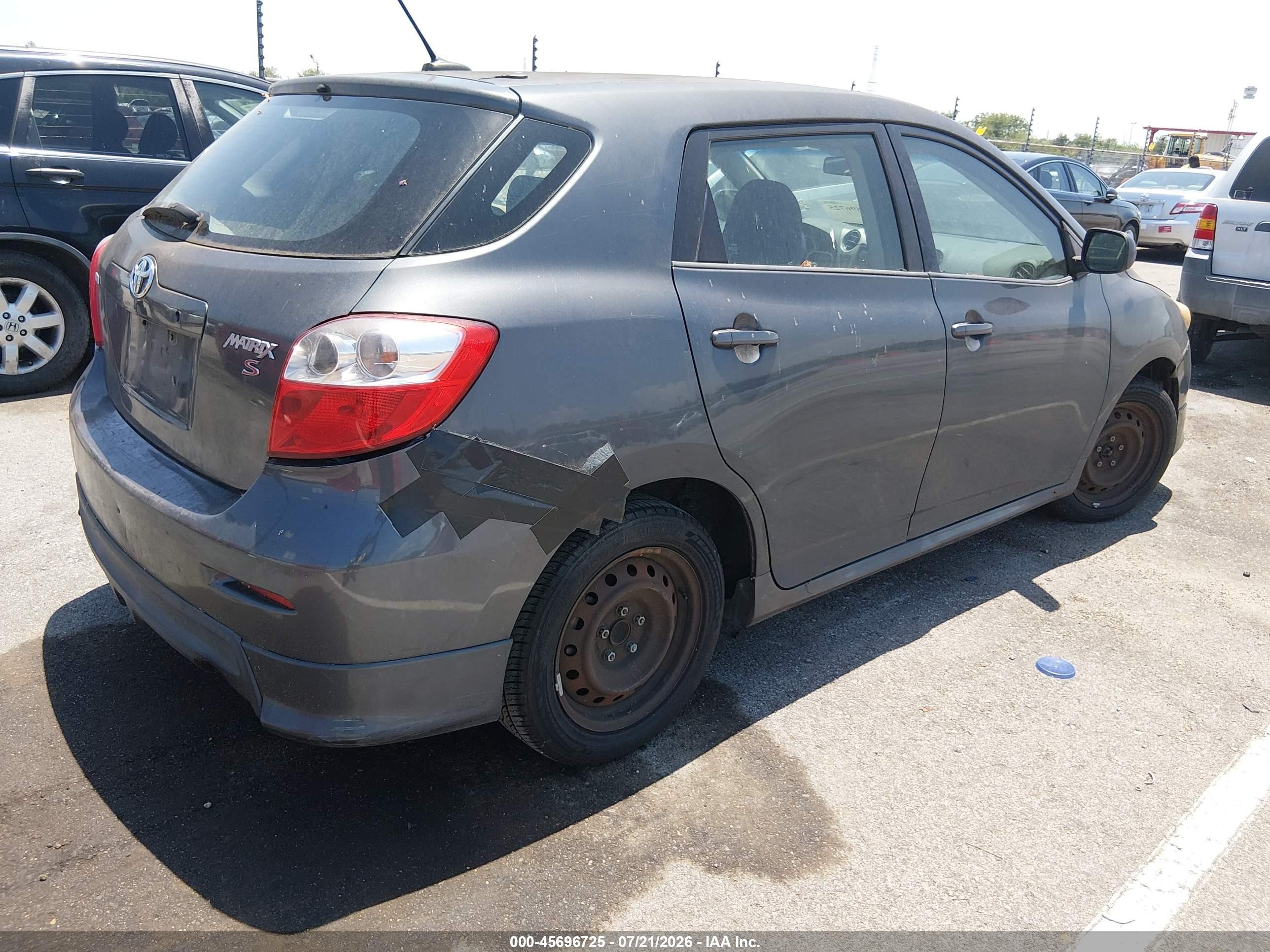 2009 Toyota Matrix S Gray vin: 2T1KE40E09C015680