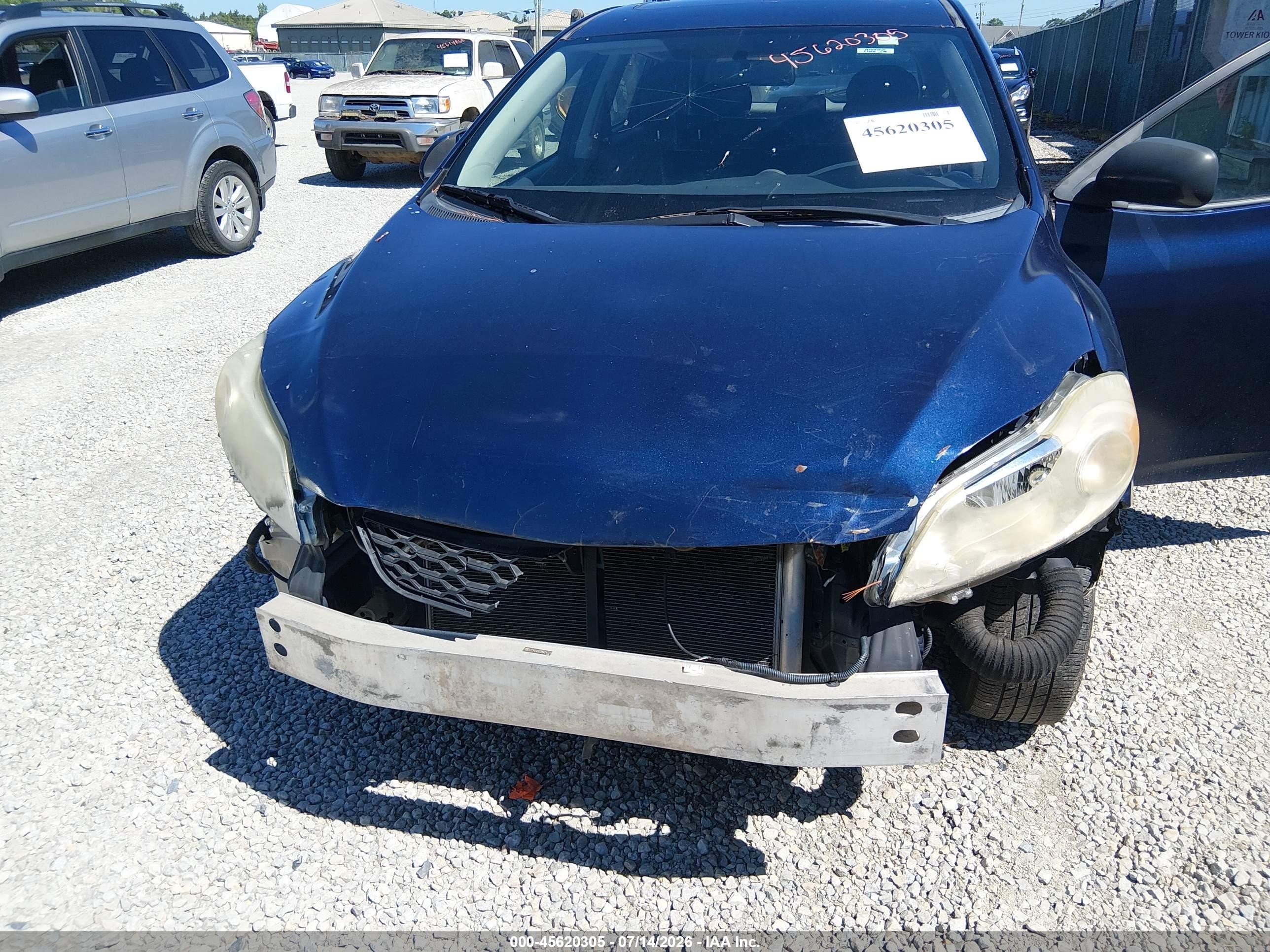 2009 Toyota Matrix S Blue vin: 2T1KE40E09C024573