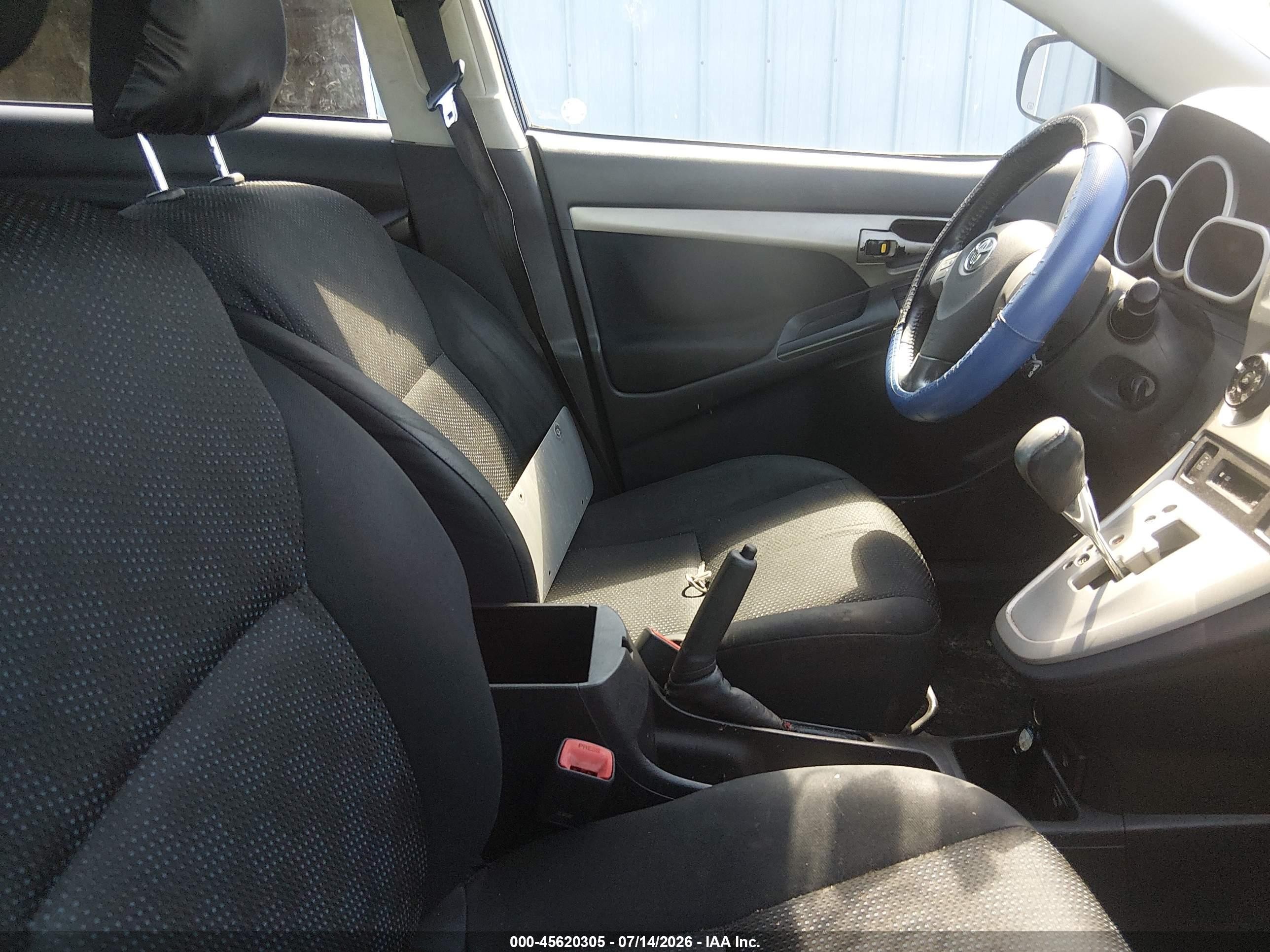 2009 Toyota Matrix S Blue vin: 2T1KE40E09C024573
