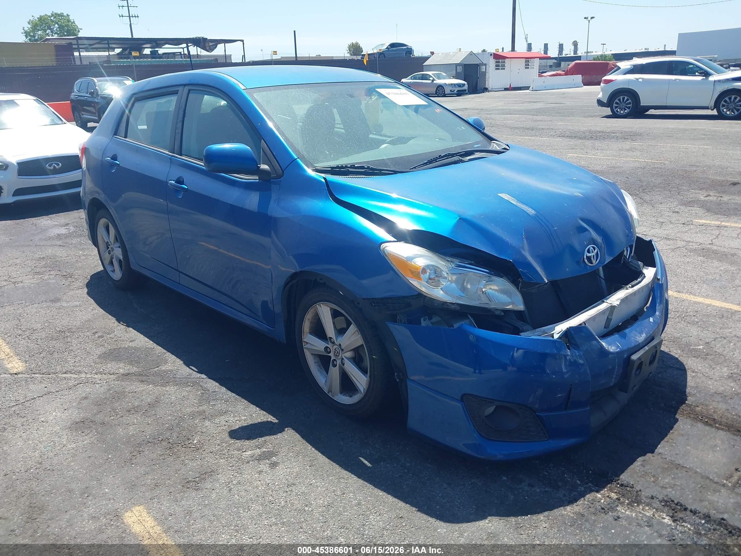 2009 Toyota Matrix S White vin: 2T1KE40E19C013713