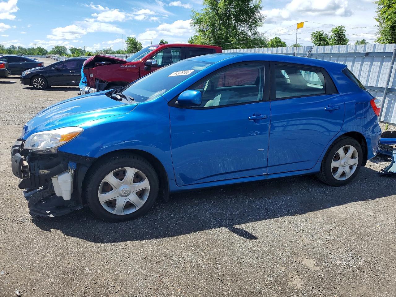 2009 Toyota Corolla Matrix S Blue vin: 2T1KE40E29C002347