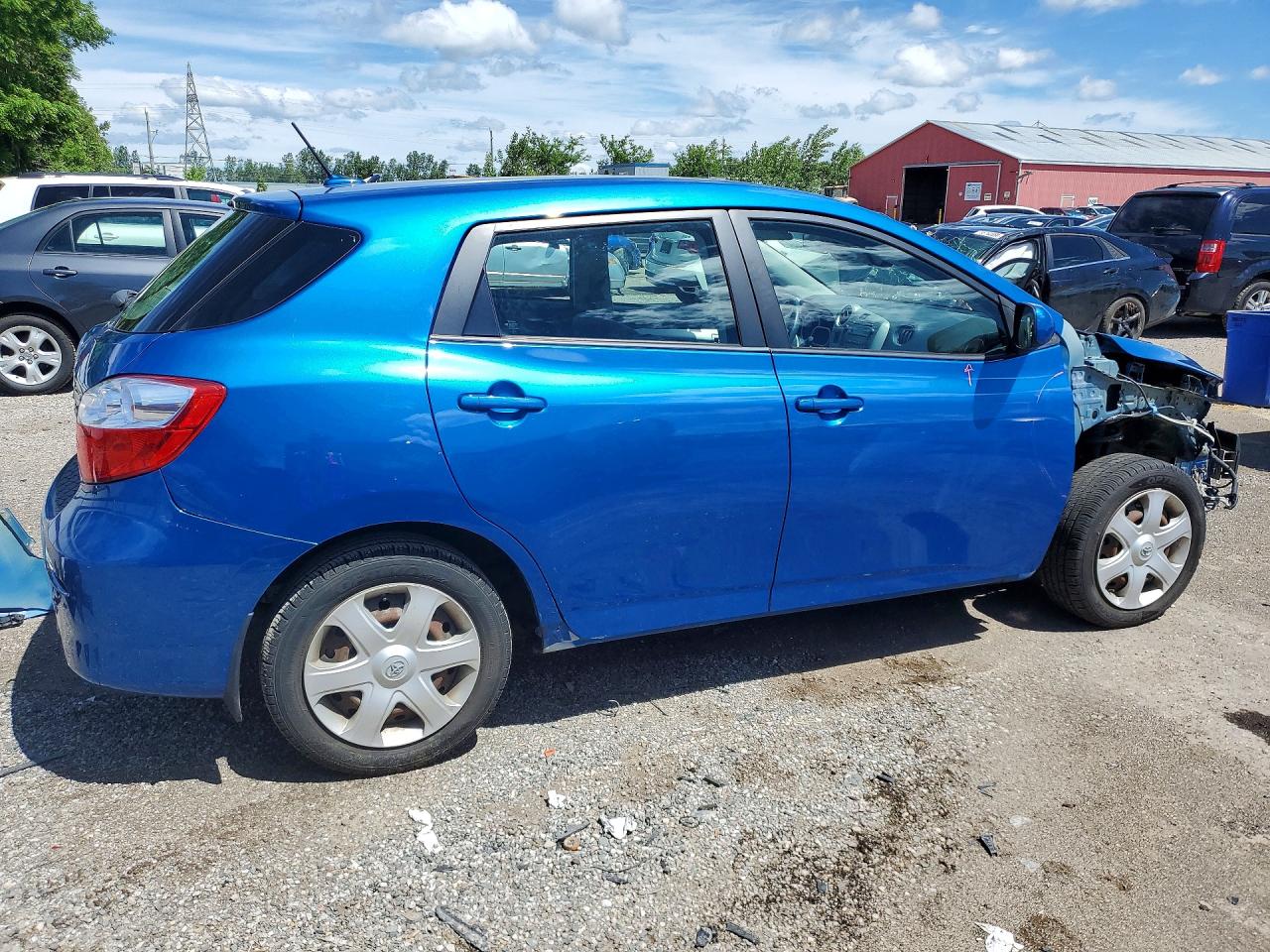 2009 Toyota Corolla Matrix S Blue vin: 2T1KE40E29C002347