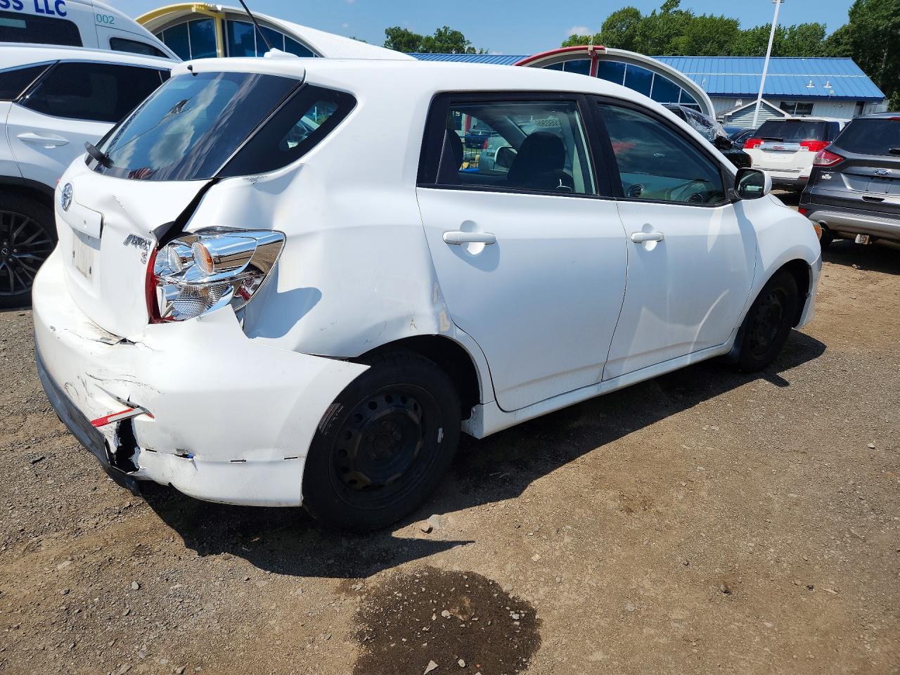 2009 Toyota Matrix S White vin: 2T1KE40E29C028589