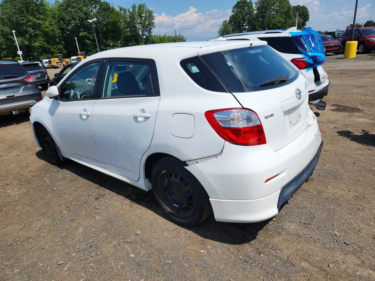2009 Toyota Matrix S White vin: 2T1KE40E29C028589