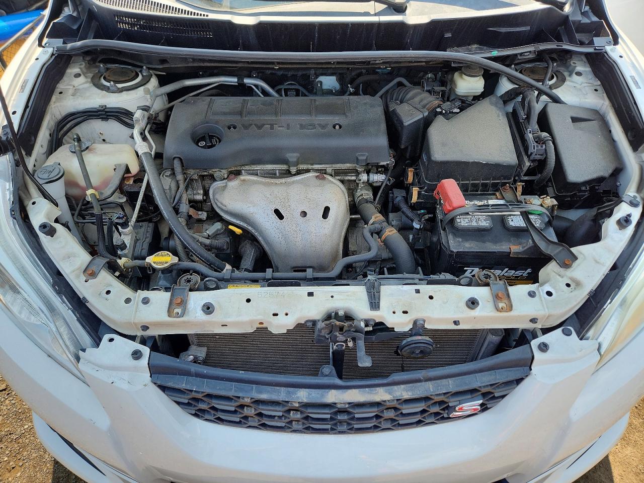 2009 Toyota Matrix S White vin: 2T1KE40E29C028589