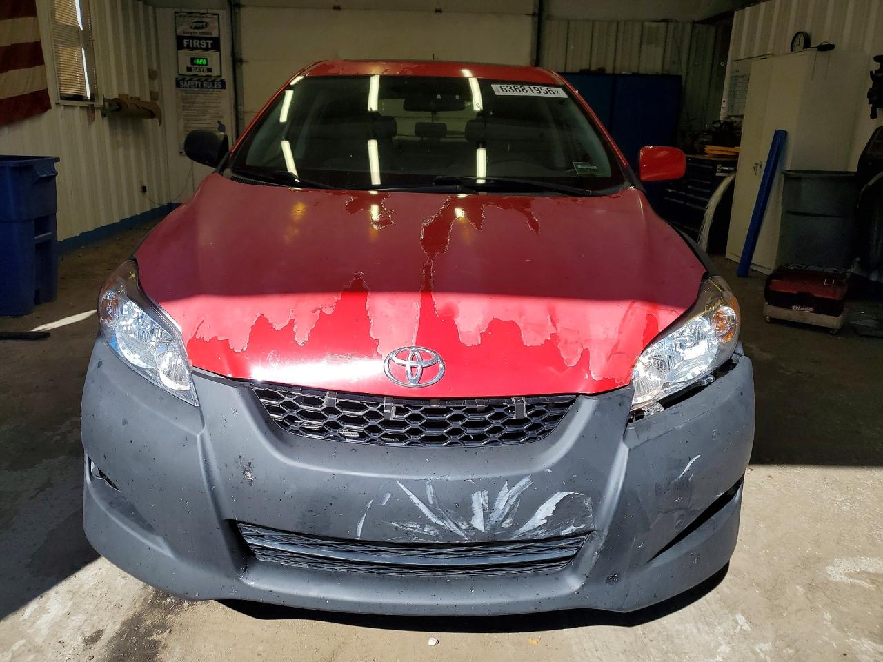 2009 Toyota Matrix S Красный vin: 2T1KE40E39C007234