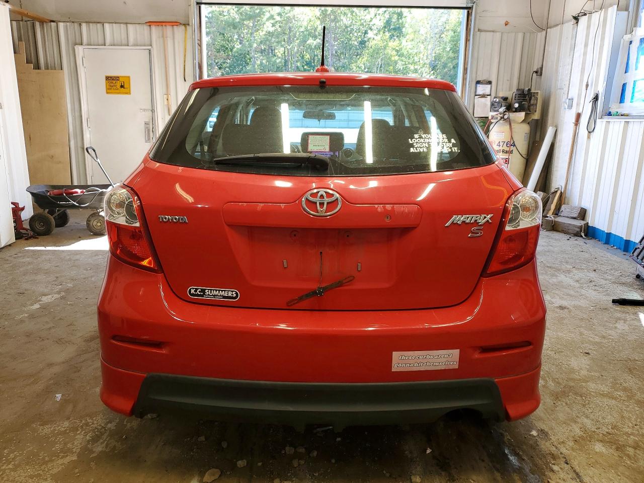 2009 Toyota Matrix S Красный vin: 2T1KE40E39C007234