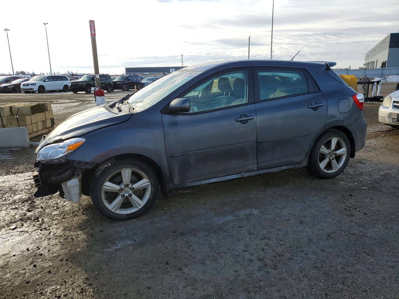 2009 Toyota Matrix S Серый vin: 2T1KE40E39C019500