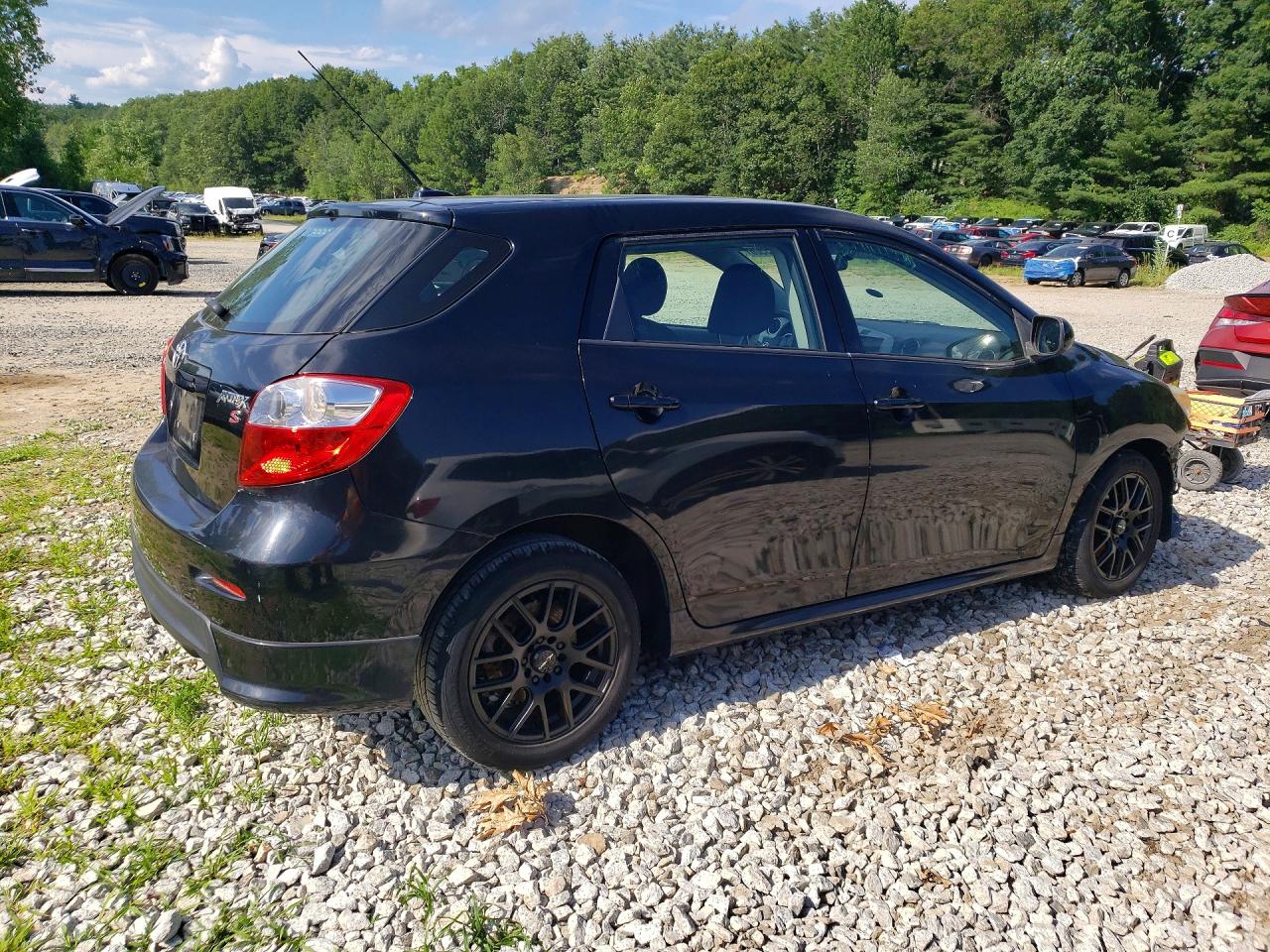 2009 Toyota Corolla Matrix S Black vin: 2T1KE40E39C021585