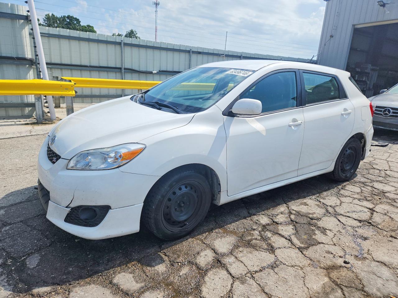 2009 Toyota Matrix S White vin: 2T1KE40E49C010286