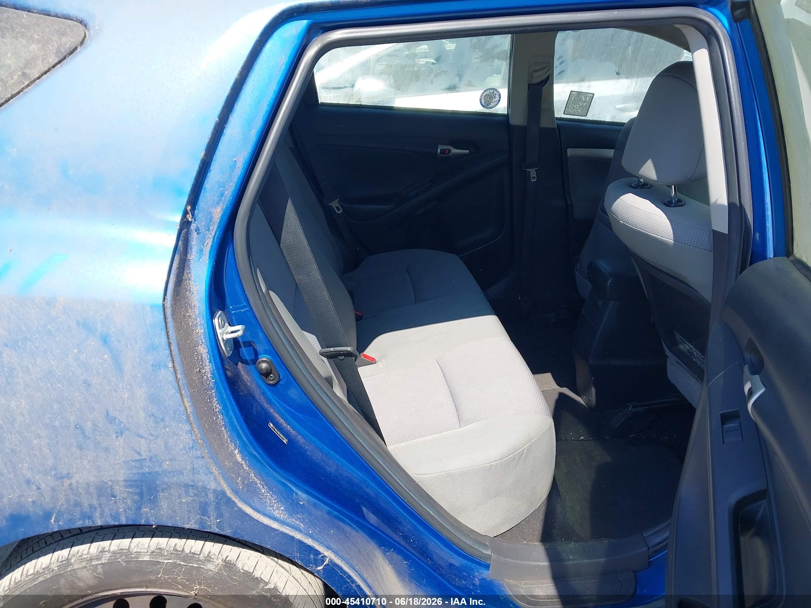 2009 Toyota Matrix S Blue vin: 2T1KE40E49C013317