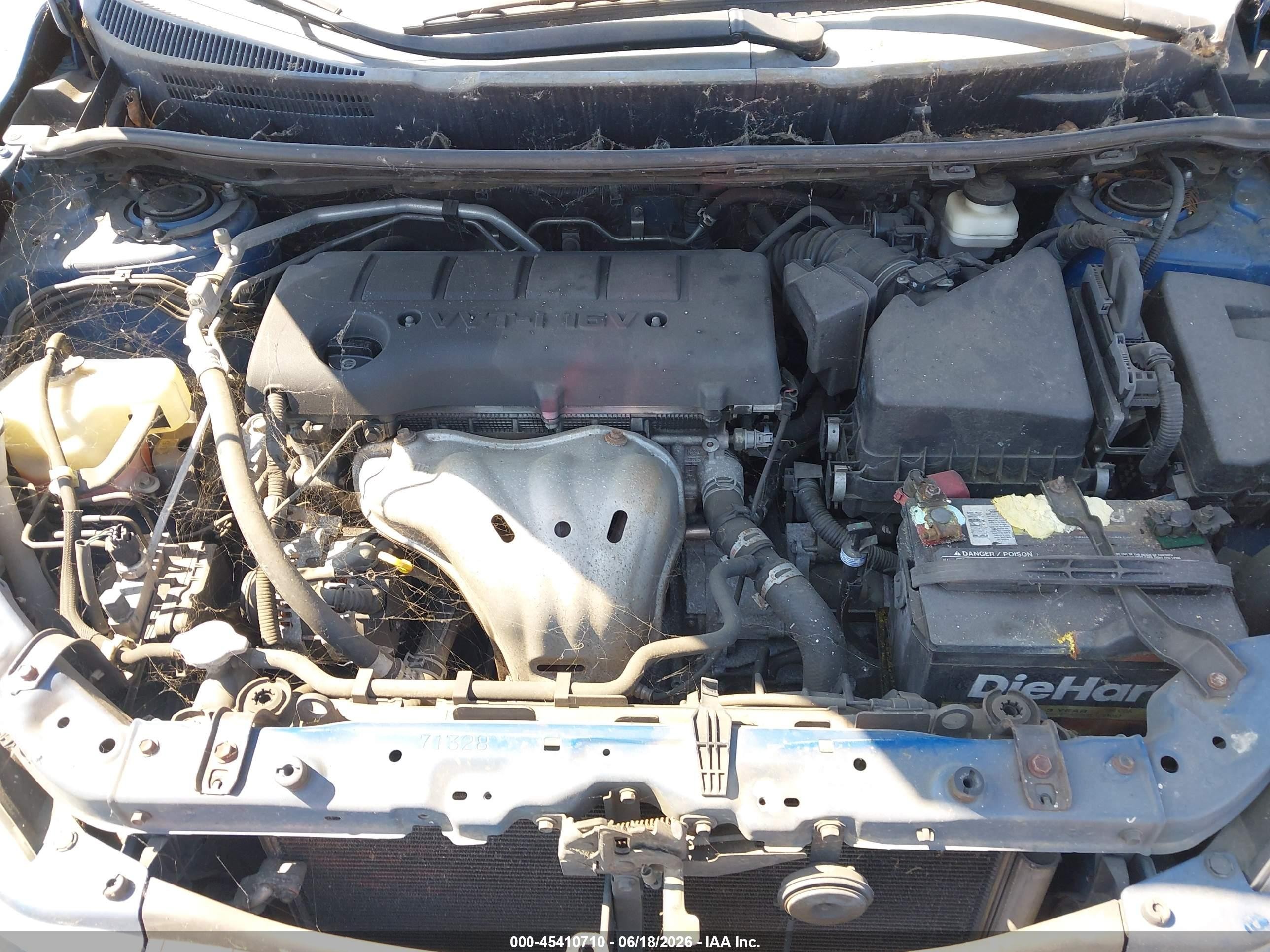 2009 Toyota Matrix S Blue vin: 2T1KE40E49C013317