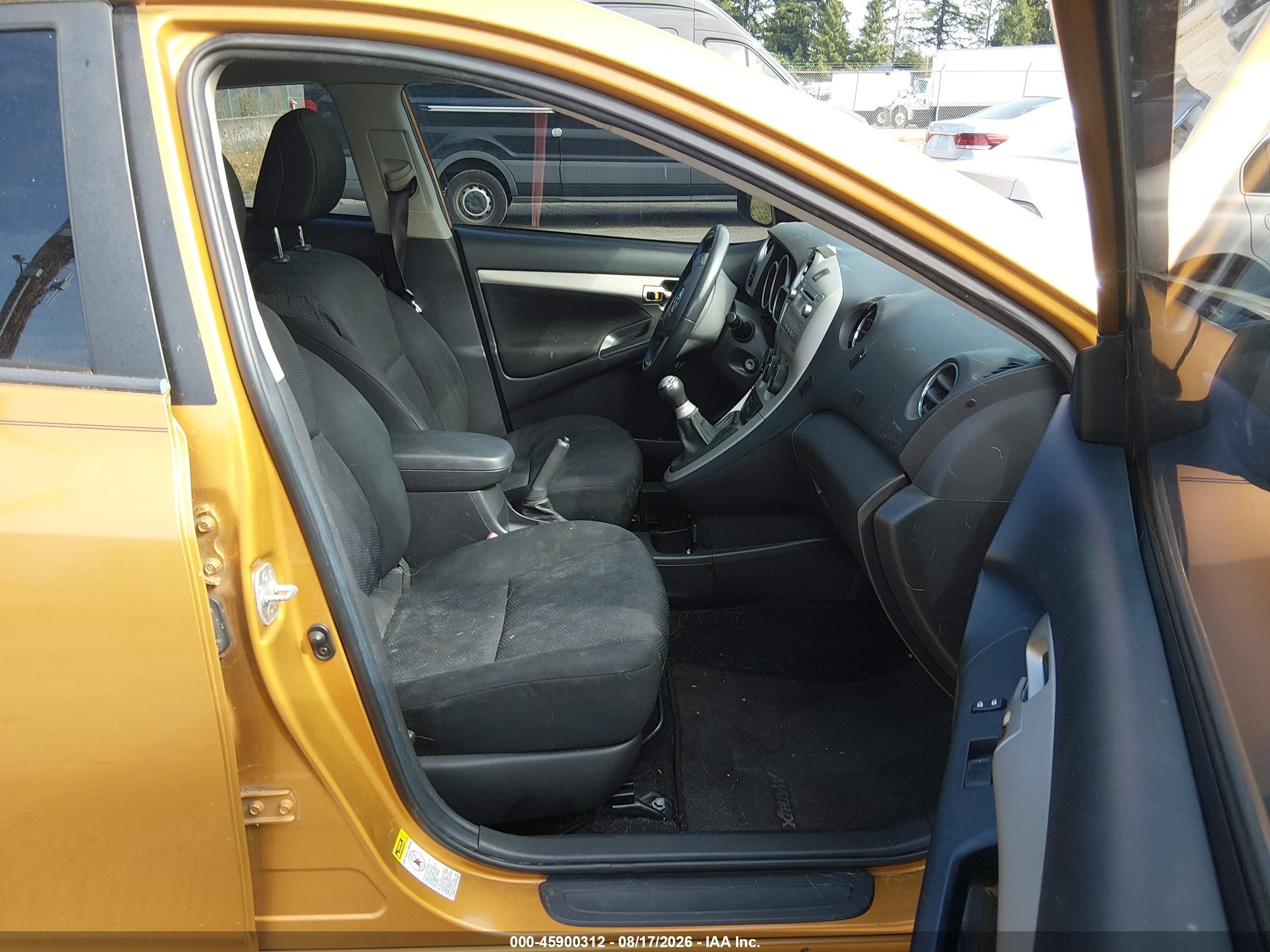 2009 Toyota Matrix S Оранжевый vin: 2T1KE40E49C015262