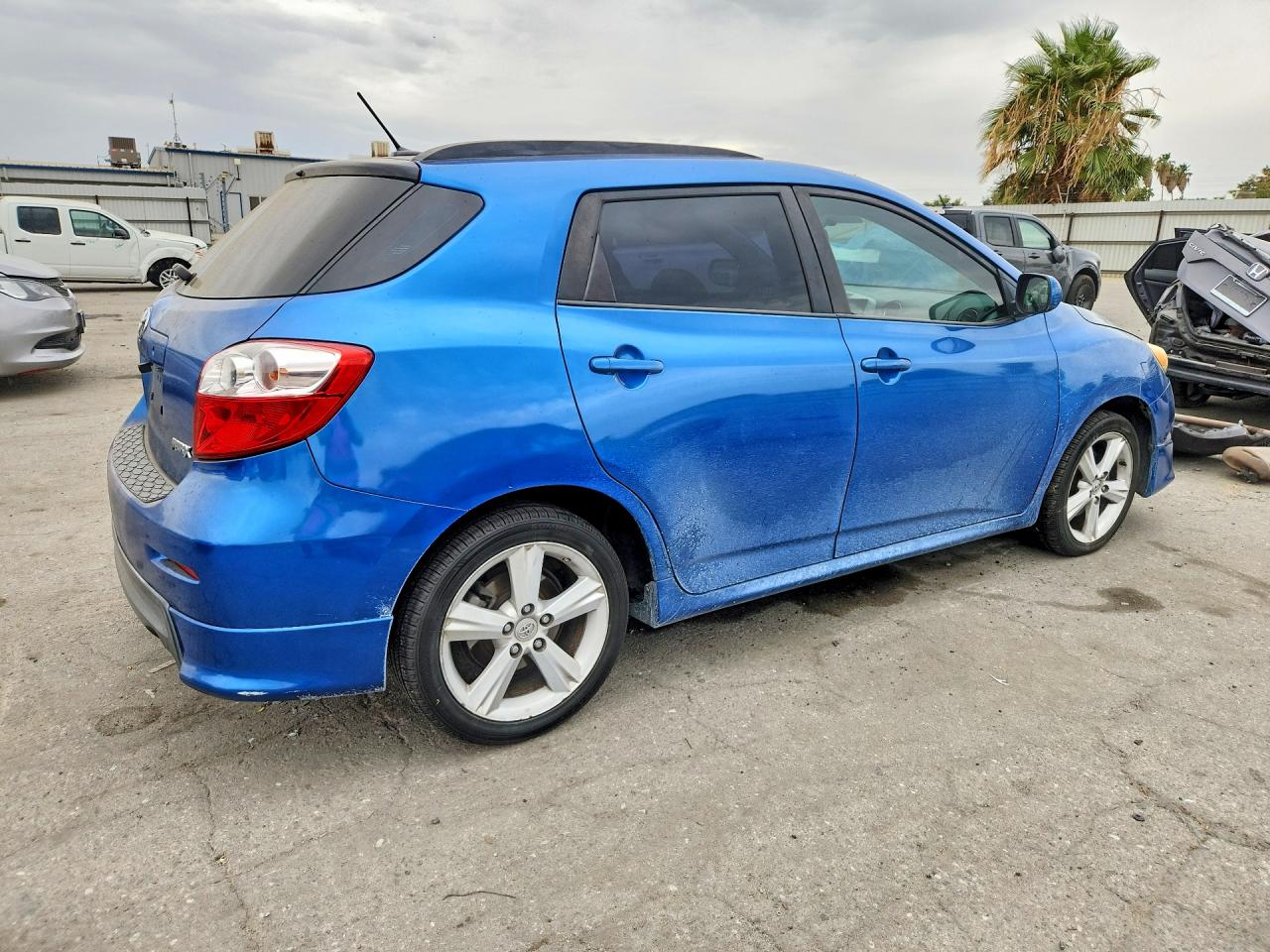 2009 Toyota Matrix S Синий vin: 2T1KE40E49C021627