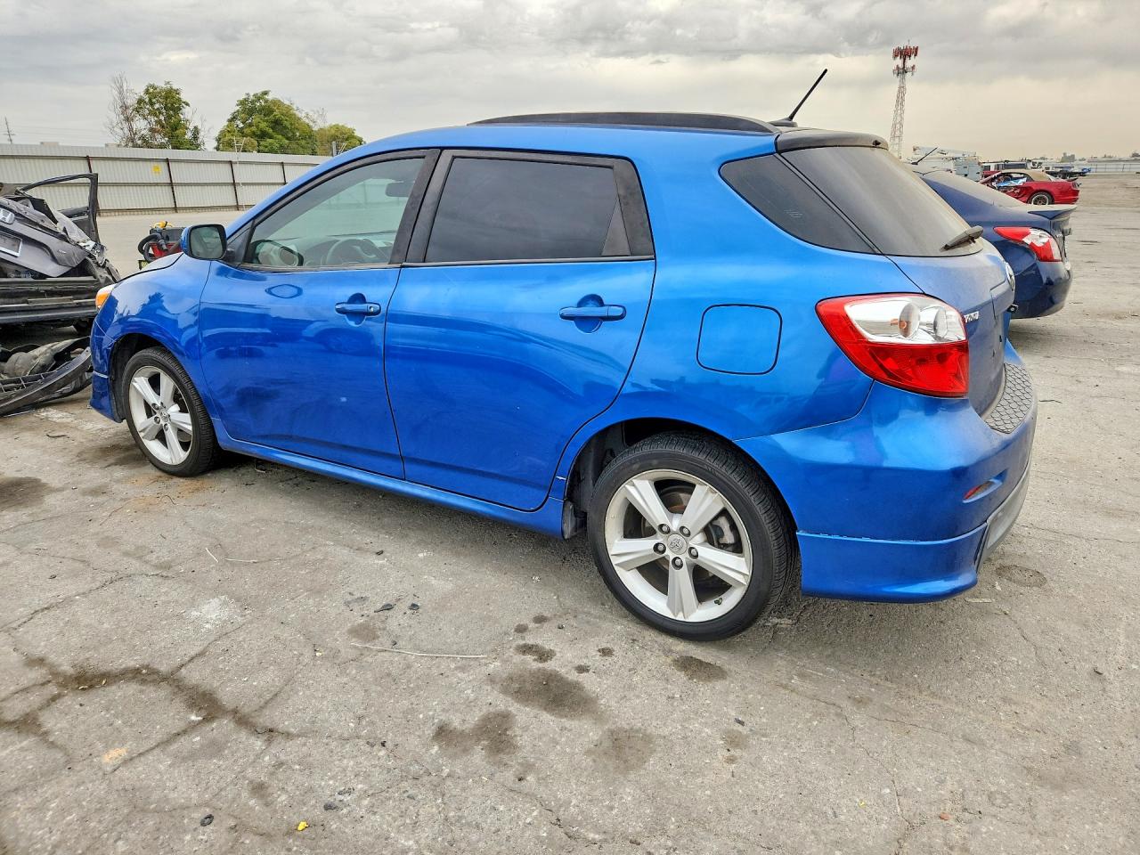 2009 Toyota Matrix S Синий vin: 2T1KE40E49C021627