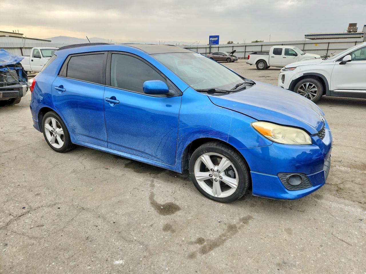 2009 Toyota Matrix S Синий vin: 2T1KE40E49C021627