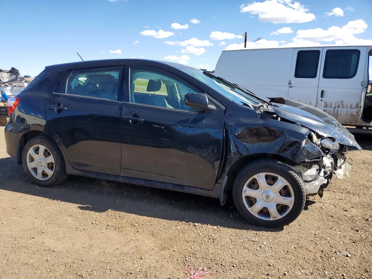2009 Toyota Corolla Matrix S Black vin: 2T1KE40E59C016596