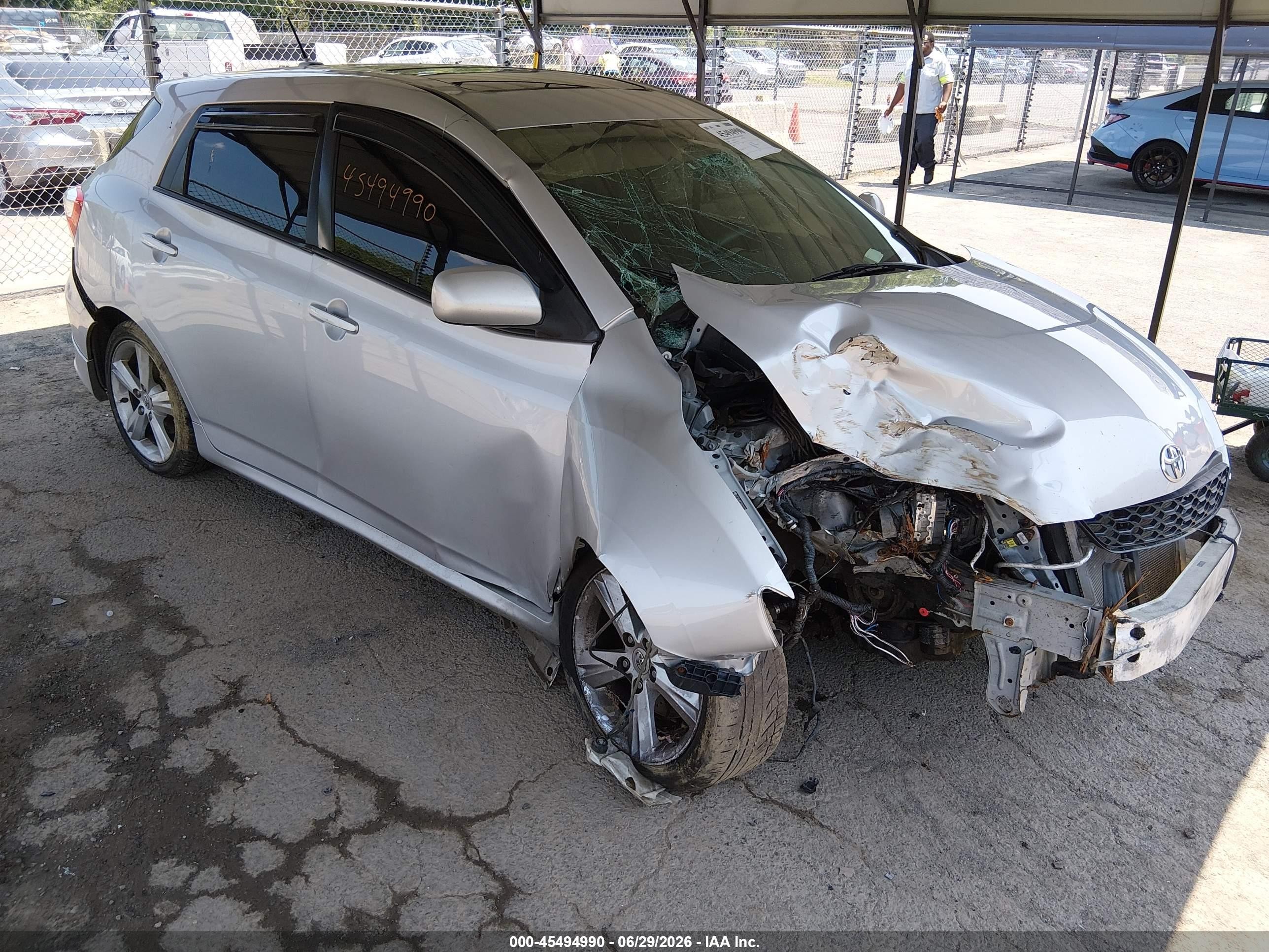 2009 Toyota Matrix S Silver vin: 2T1KE40E59C022723