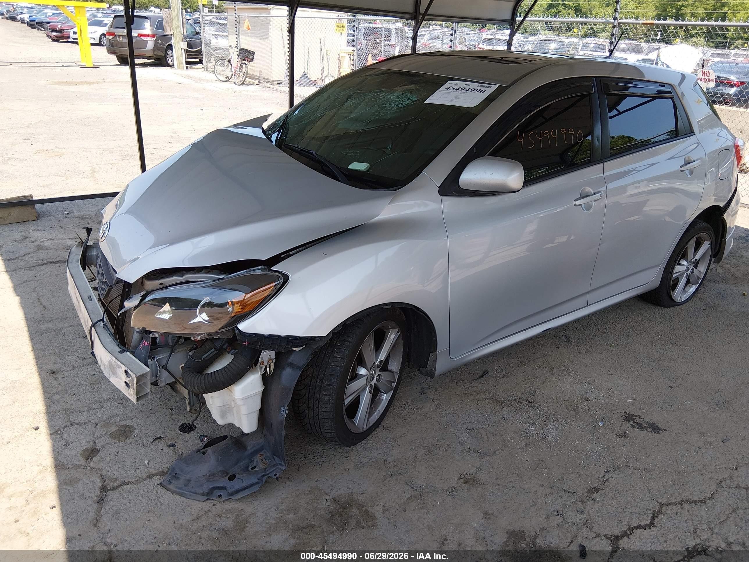 2009 Toyota Matrix S Серебряный vin: 2T1KE40E59C022723