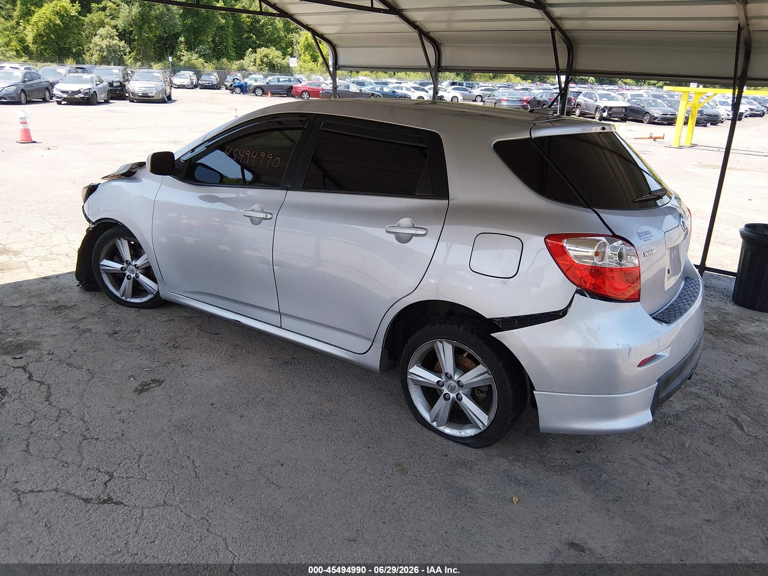 2009 Toyota Matrix S Серебряный vin: 2T1KE40E59C022723