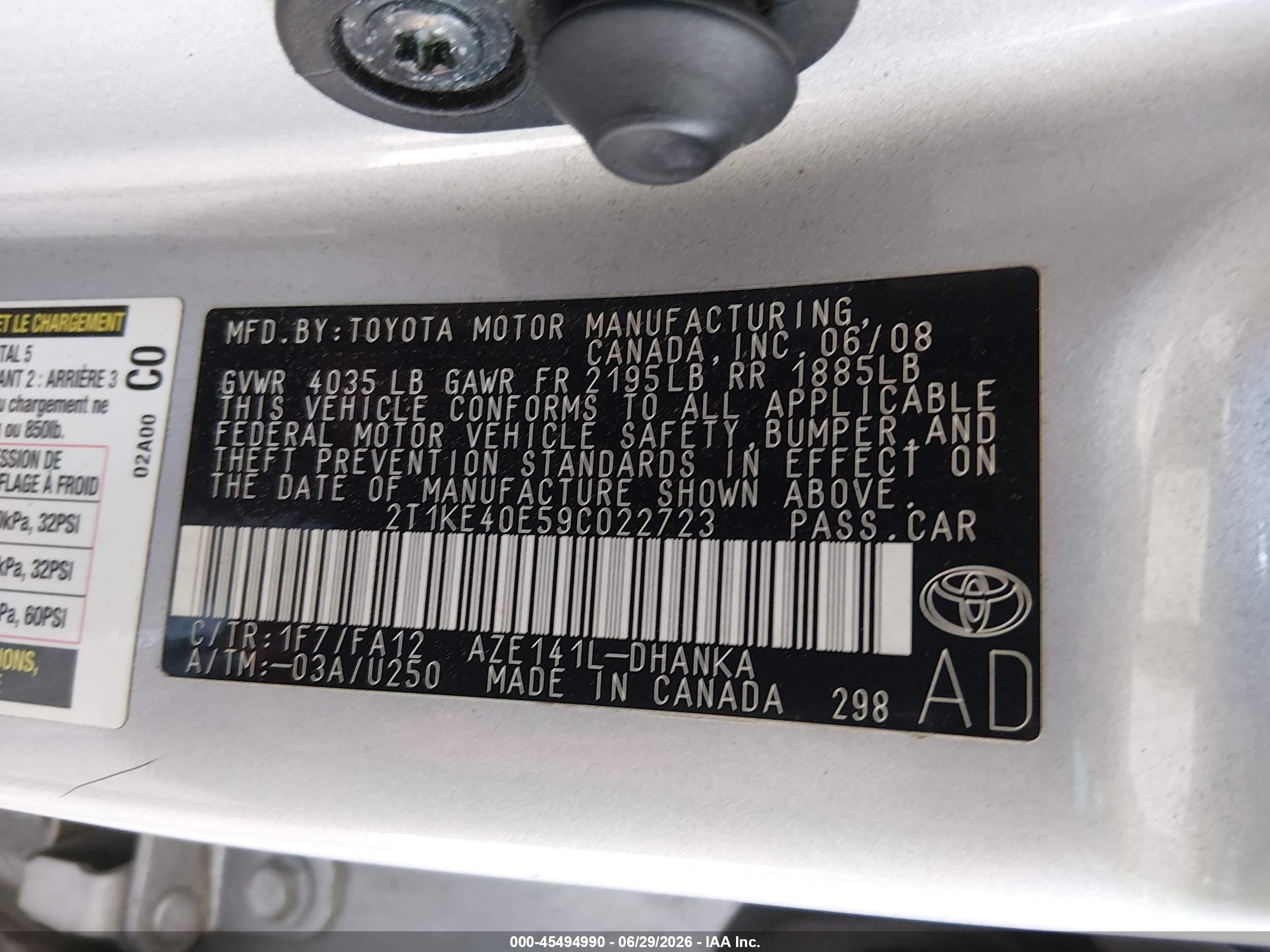 2009 Toyota Matrix S Серебряный vin: 2T1KE40E59C022723