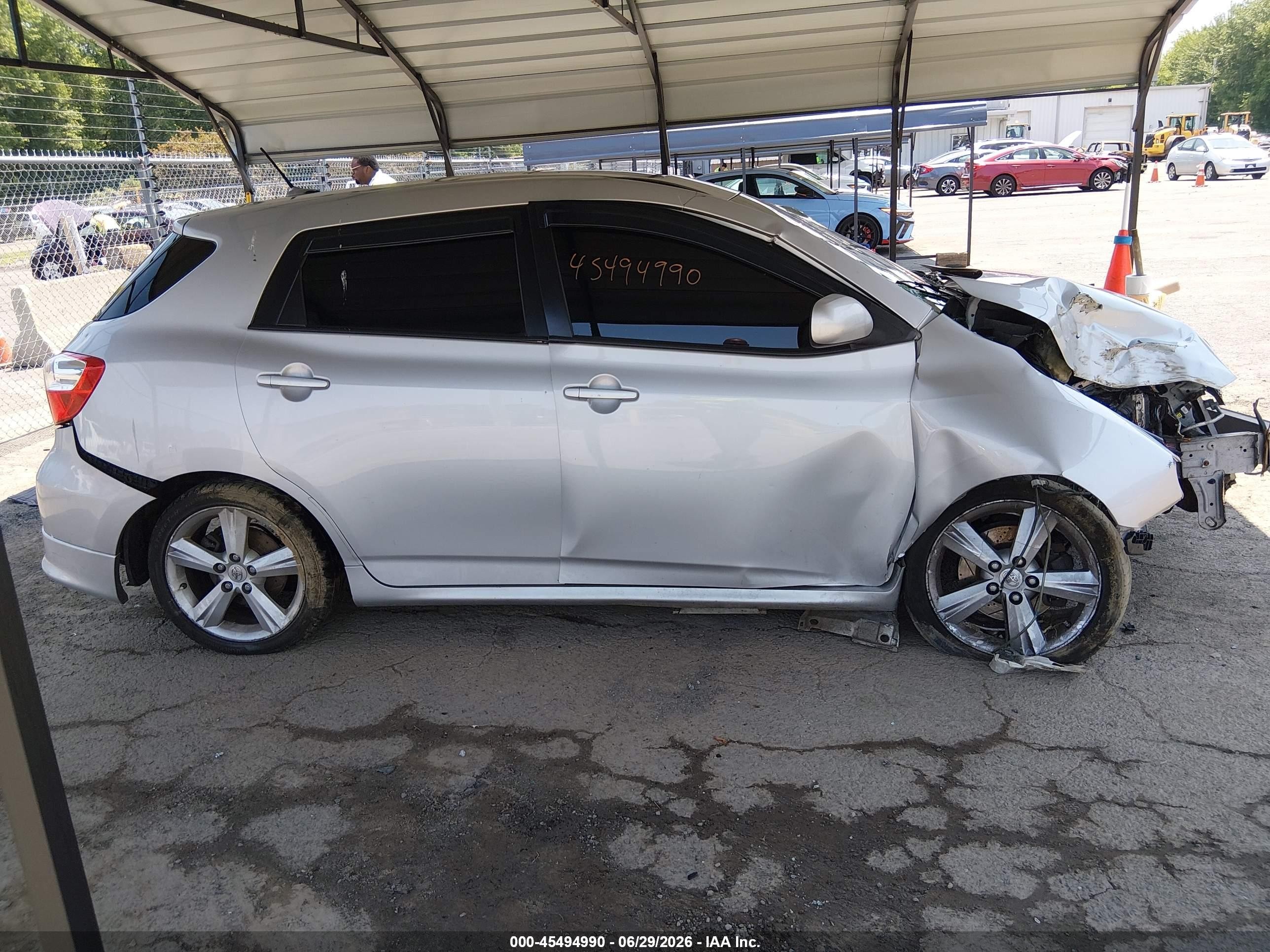 2009 Toyota Matrix S Серебряный vin: 2T1KE40E59C022723