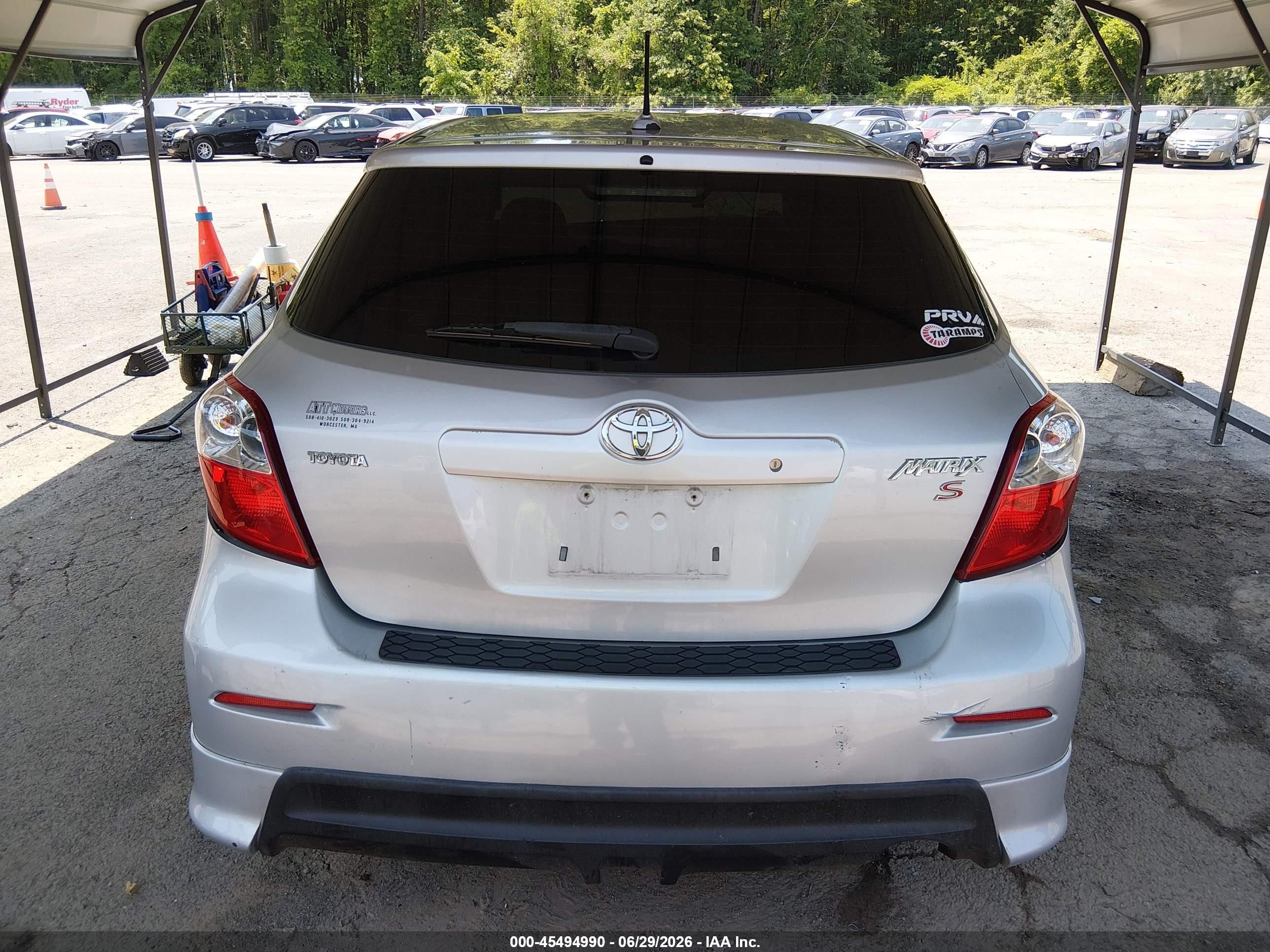 2009 Toyota Matrix S Серебряный vin: 2T1KE40E59C022723