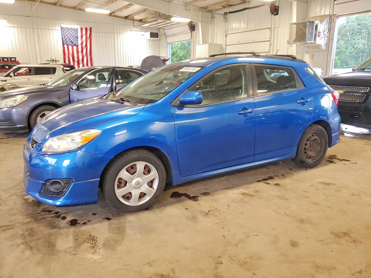2009 Toyota Corolla Matrix S Blue vin: 2T1KE40E59C023600
