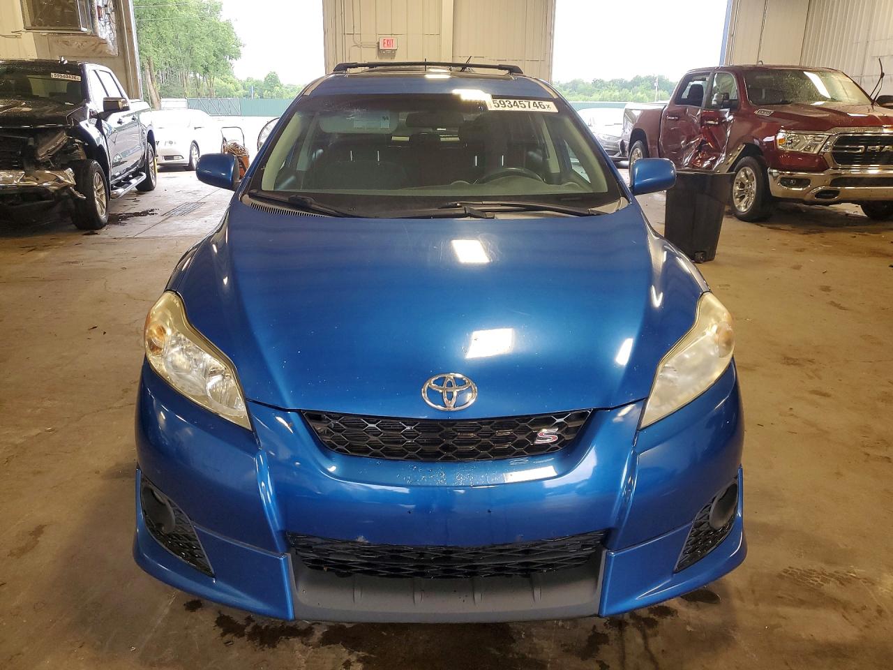 2009 Toyota Corolla Matrix S Blue vin: 2T1KE40E59C023600
