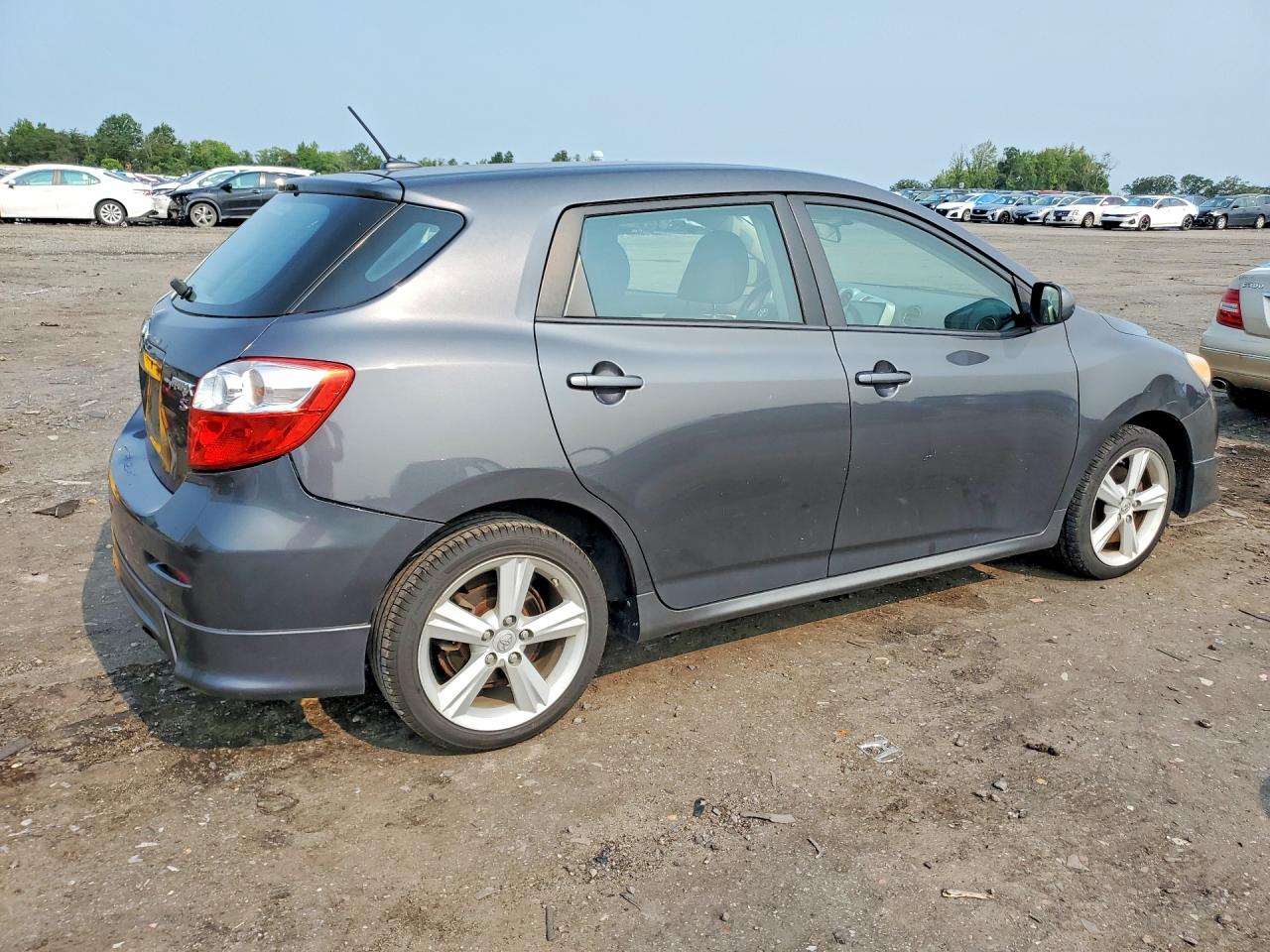 2009 Toyota Matrix S Серый vin: 2T1KE40E69C004117