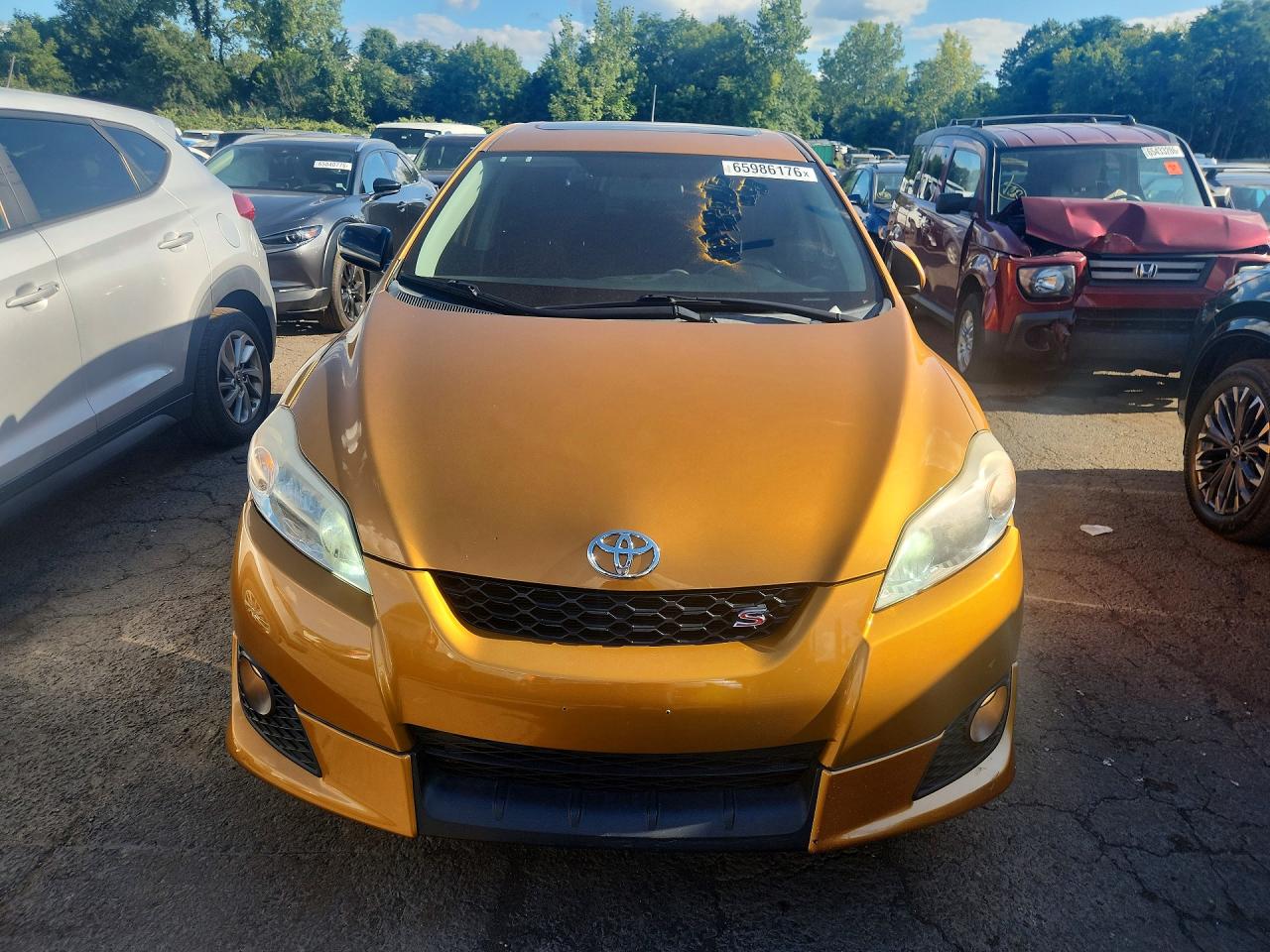 2009 Toyota Matrix S Gold vin: 2T1KE40E69C008281