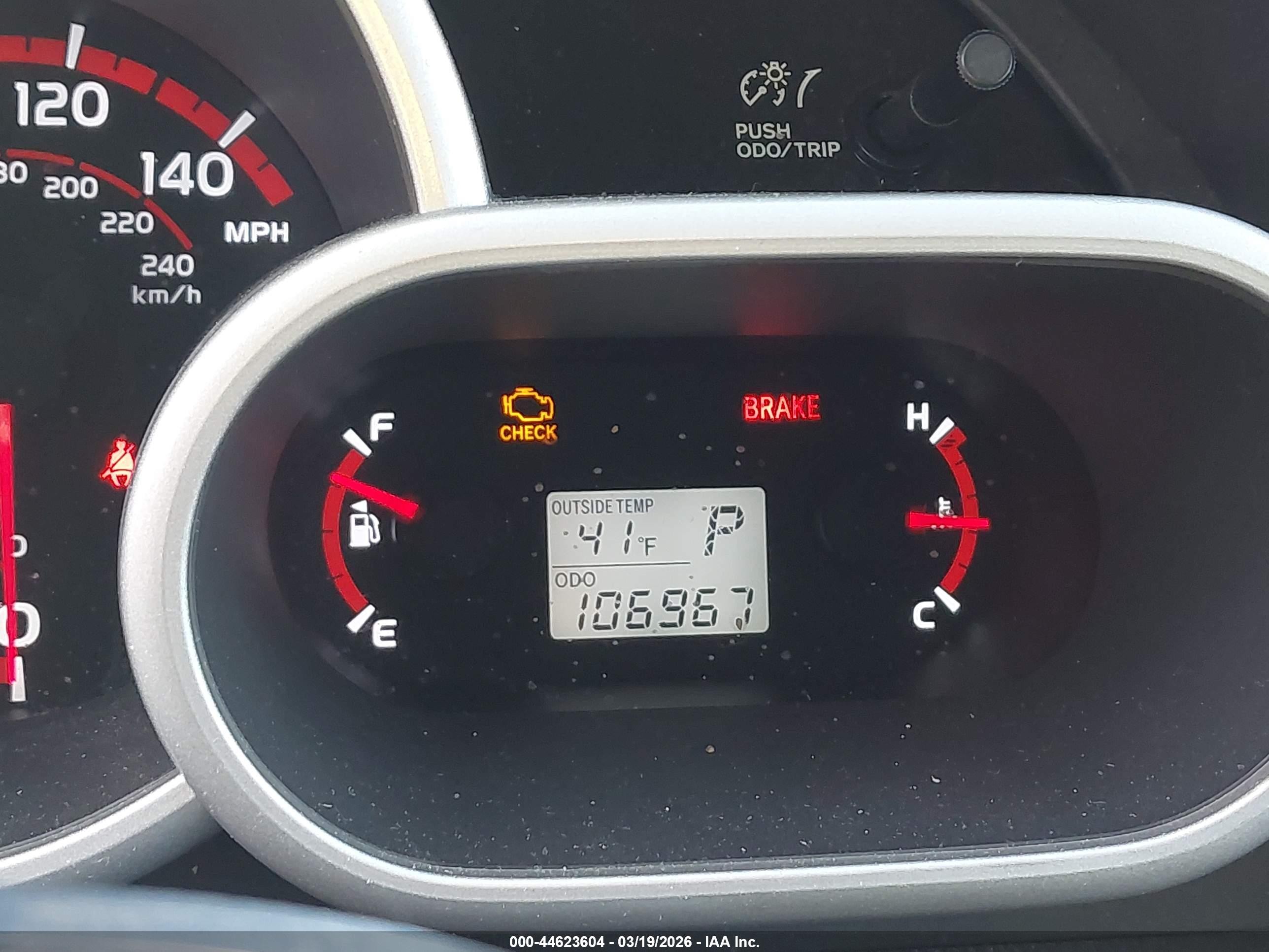 2009 Toyota Matrix S Красный vin: 2T1KE40E79C010993
