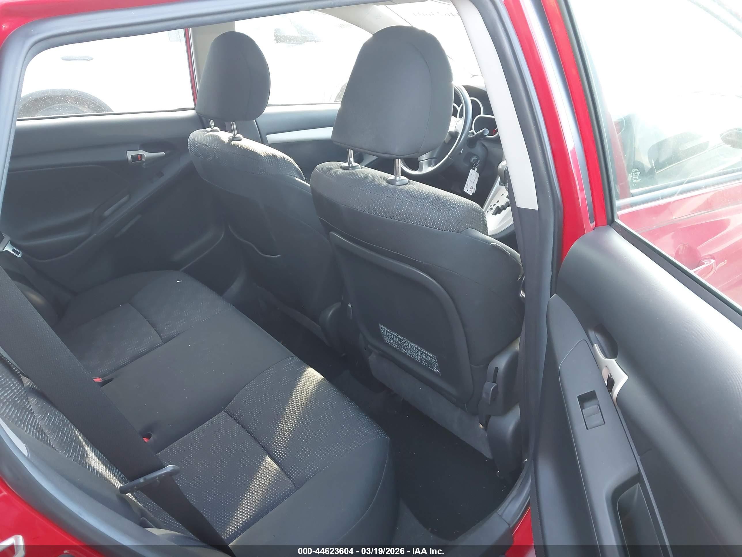 2009 Toyota Matrix S Красный vin: 2T1KE40E79C010993
