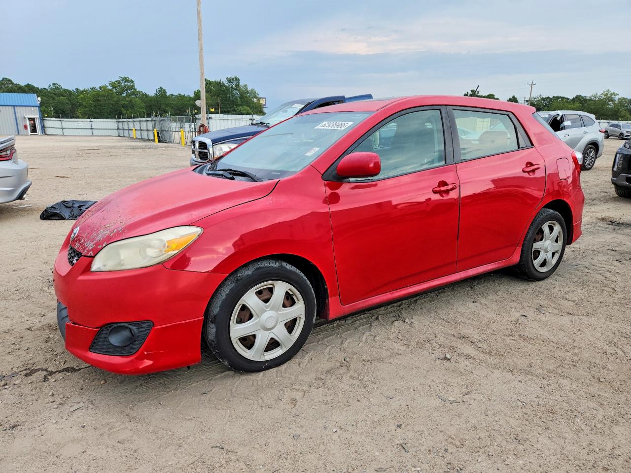 2009 Toyota Matrix S Red vin: 2T1KE40E79C018558