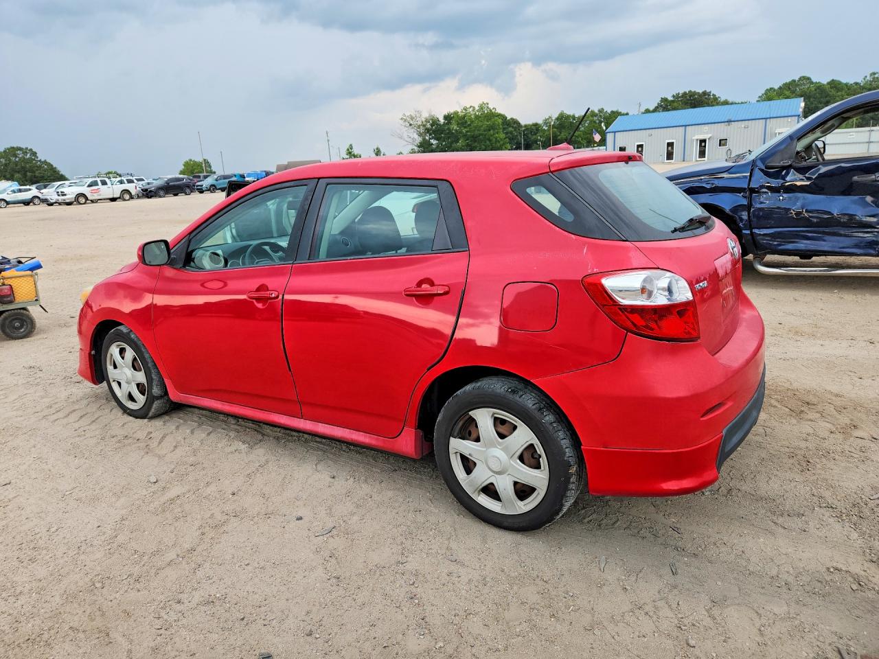 2009 Toyota Matrix S Red vin: 2T1KE40E79C018558