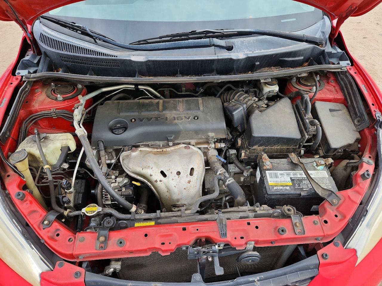 2009 Toyota Matrix S Red vin: 2T1KE40E79C018558
