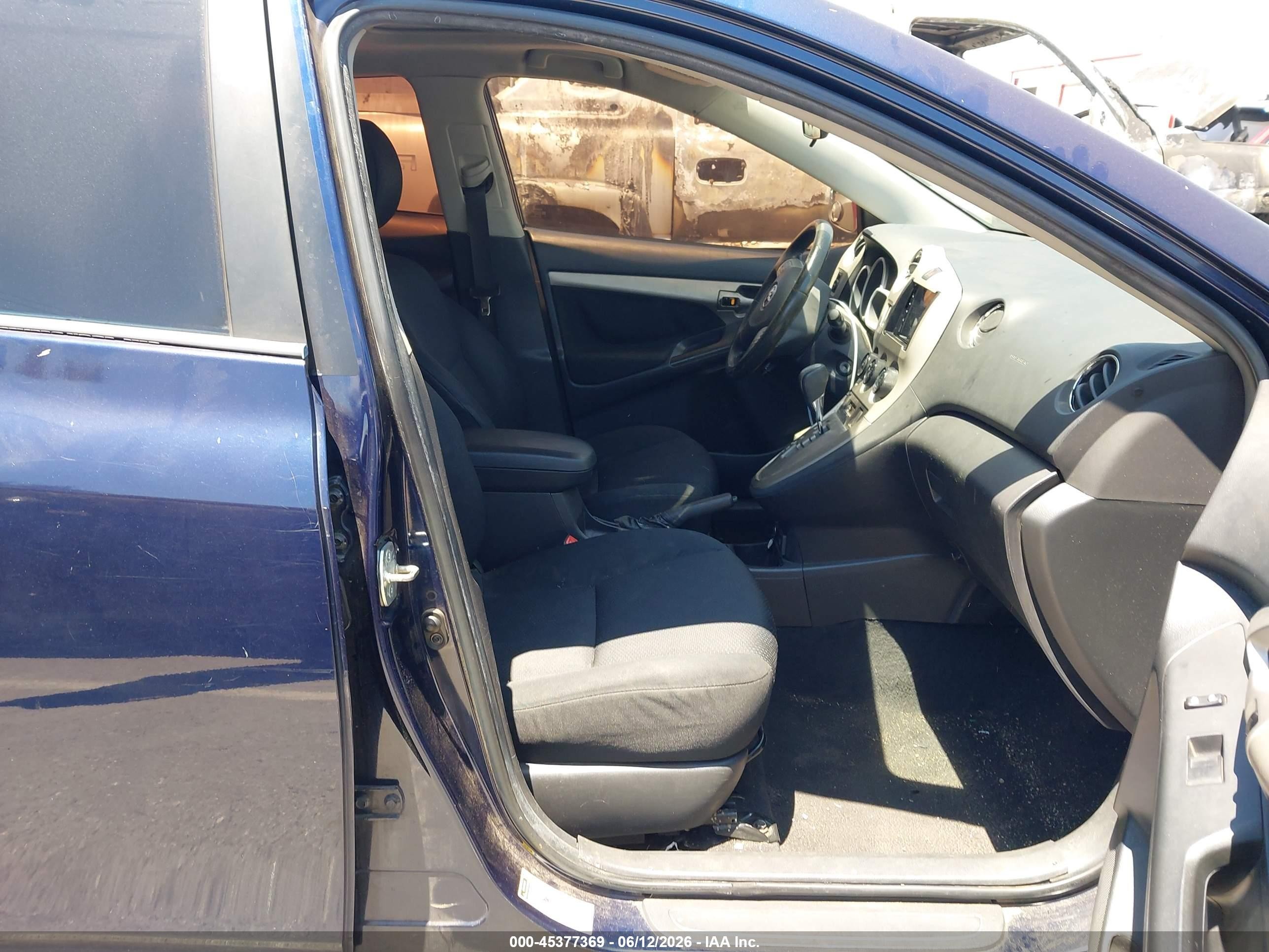 2009 Toyota Matrix S Dark Blue vin: 2T1KE40E79C023873