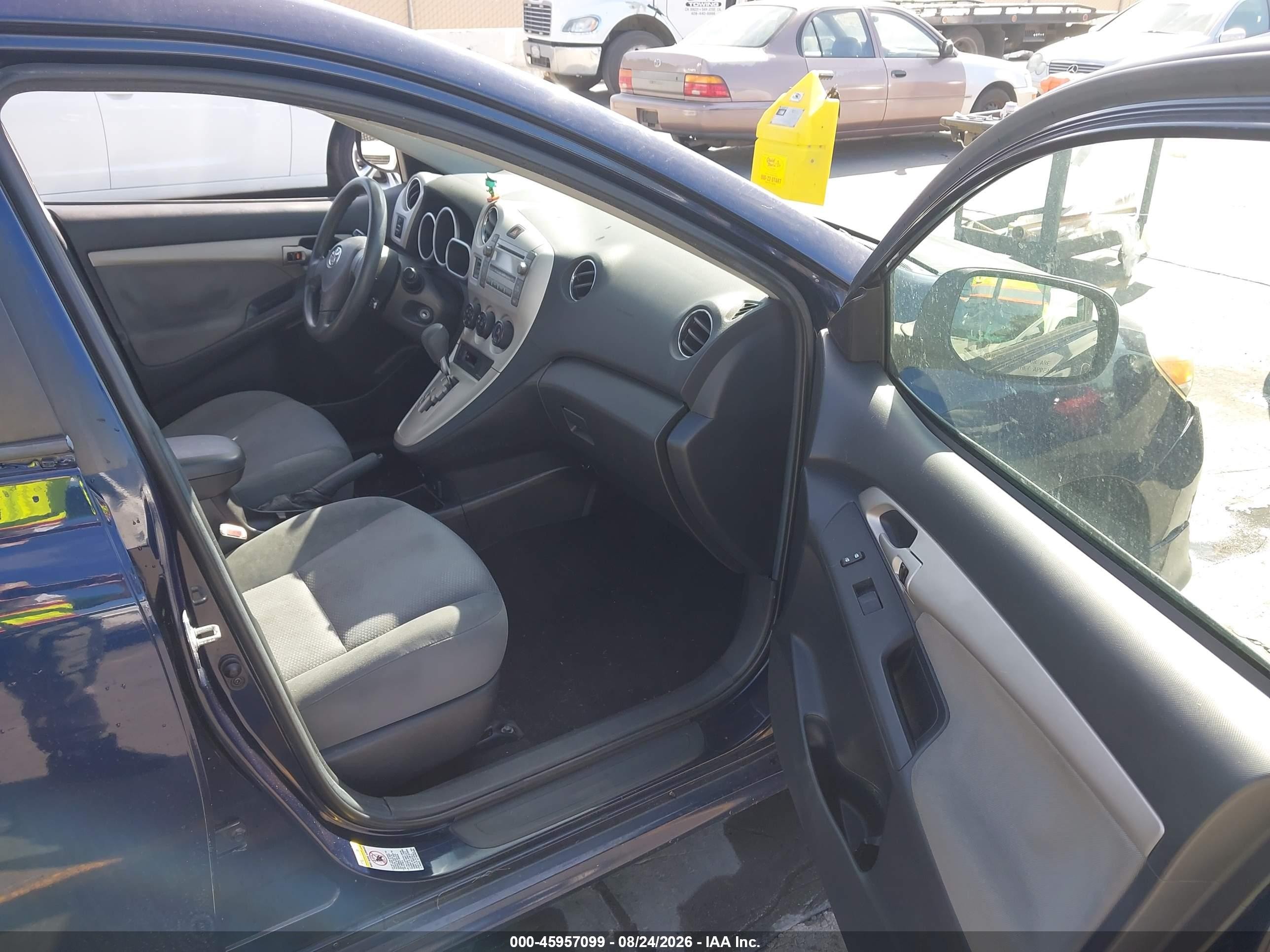 2009 Toyota Matrix S Blue vin: 2T1KE40E89C017063