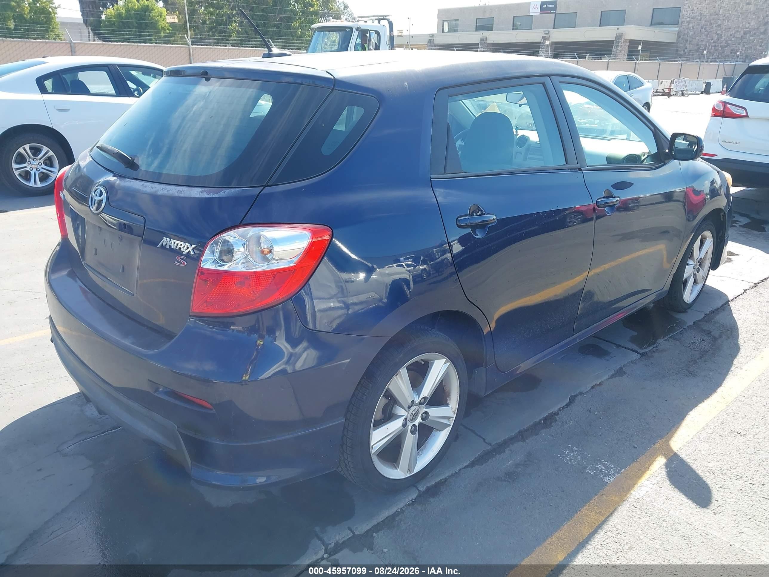 2009 Toyota Matrix S Blue vin: 2T1KE40E89C017063