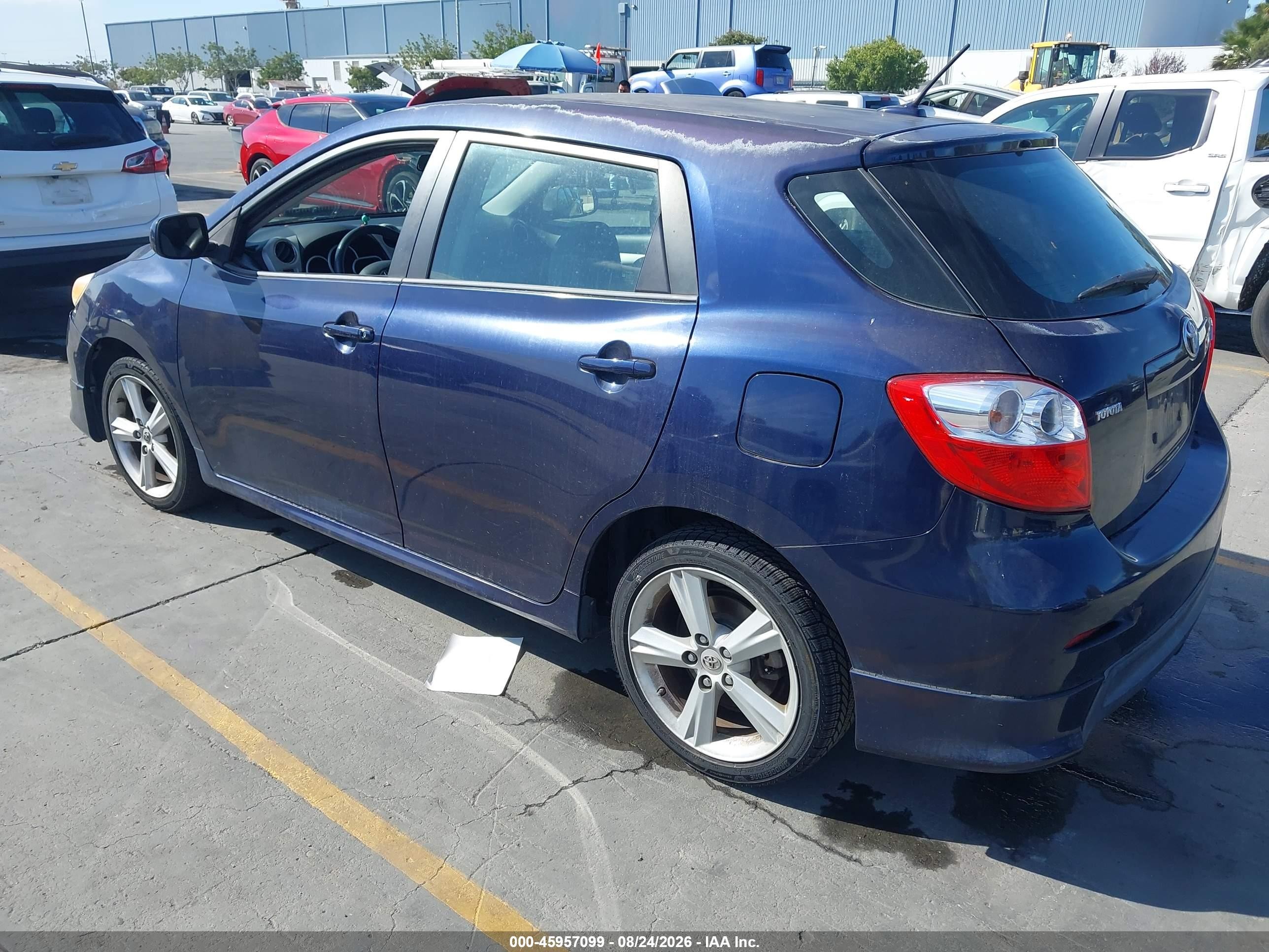 2009 Toyota Matrix S Blue vin: 2T1KE40E89C017063