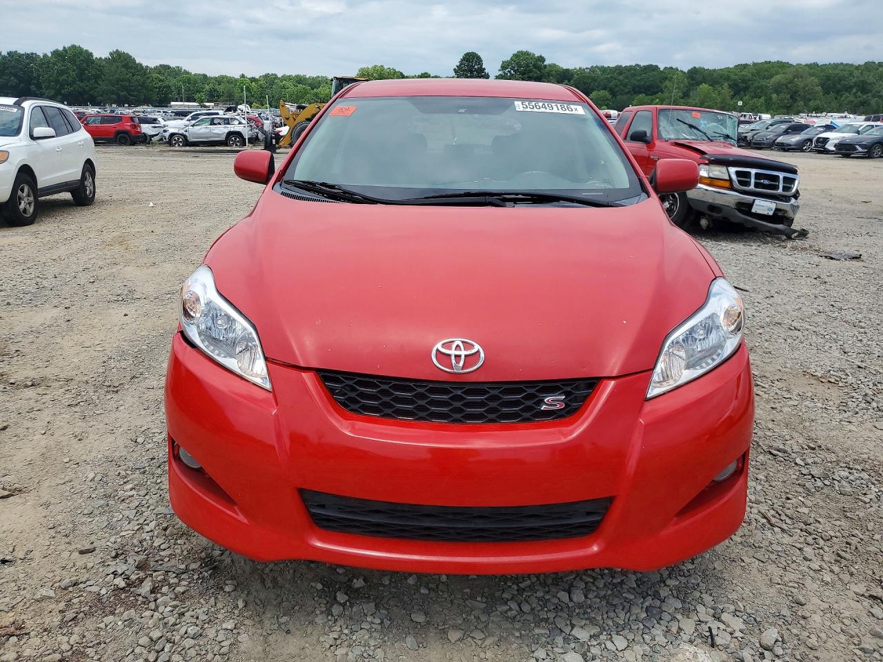 2009 Toyota Corolla Matrix S Red vin: 2T1KE40E89C021162