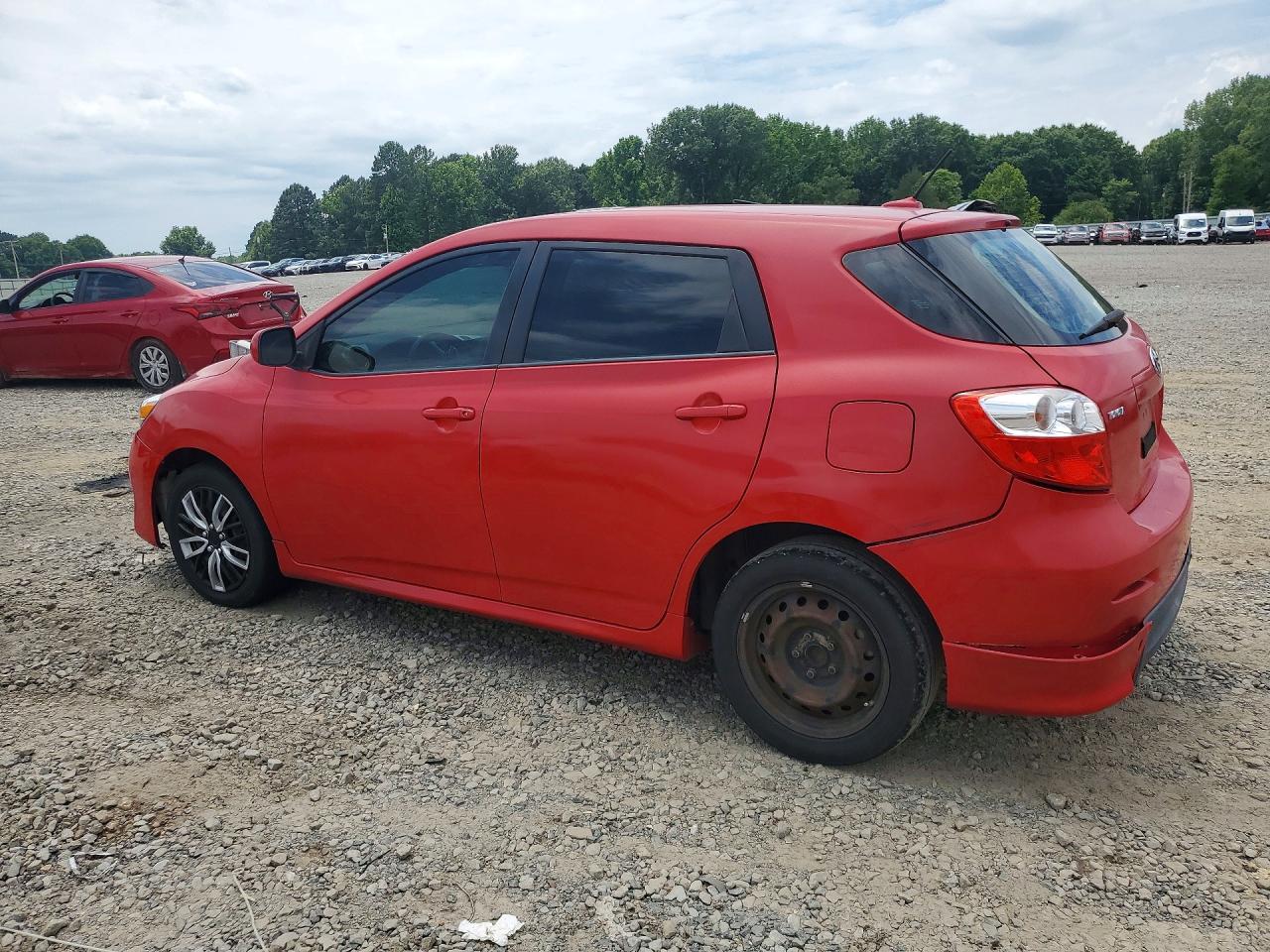 2009 Toyota Corolla Matrix S Red vin: 2T1KE40E89C021162